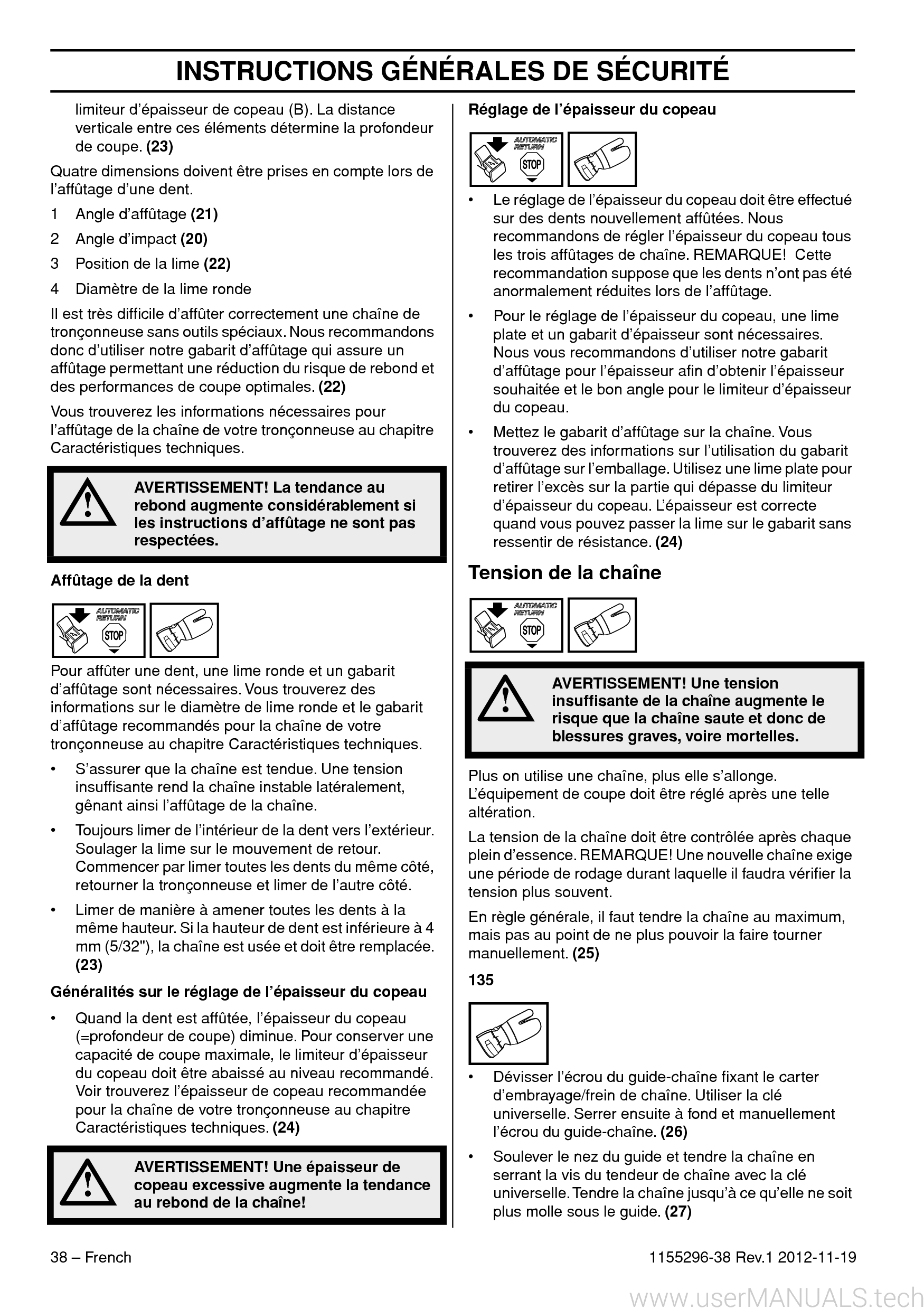 Husqvarna 135 X Torq Manual, Page: 4