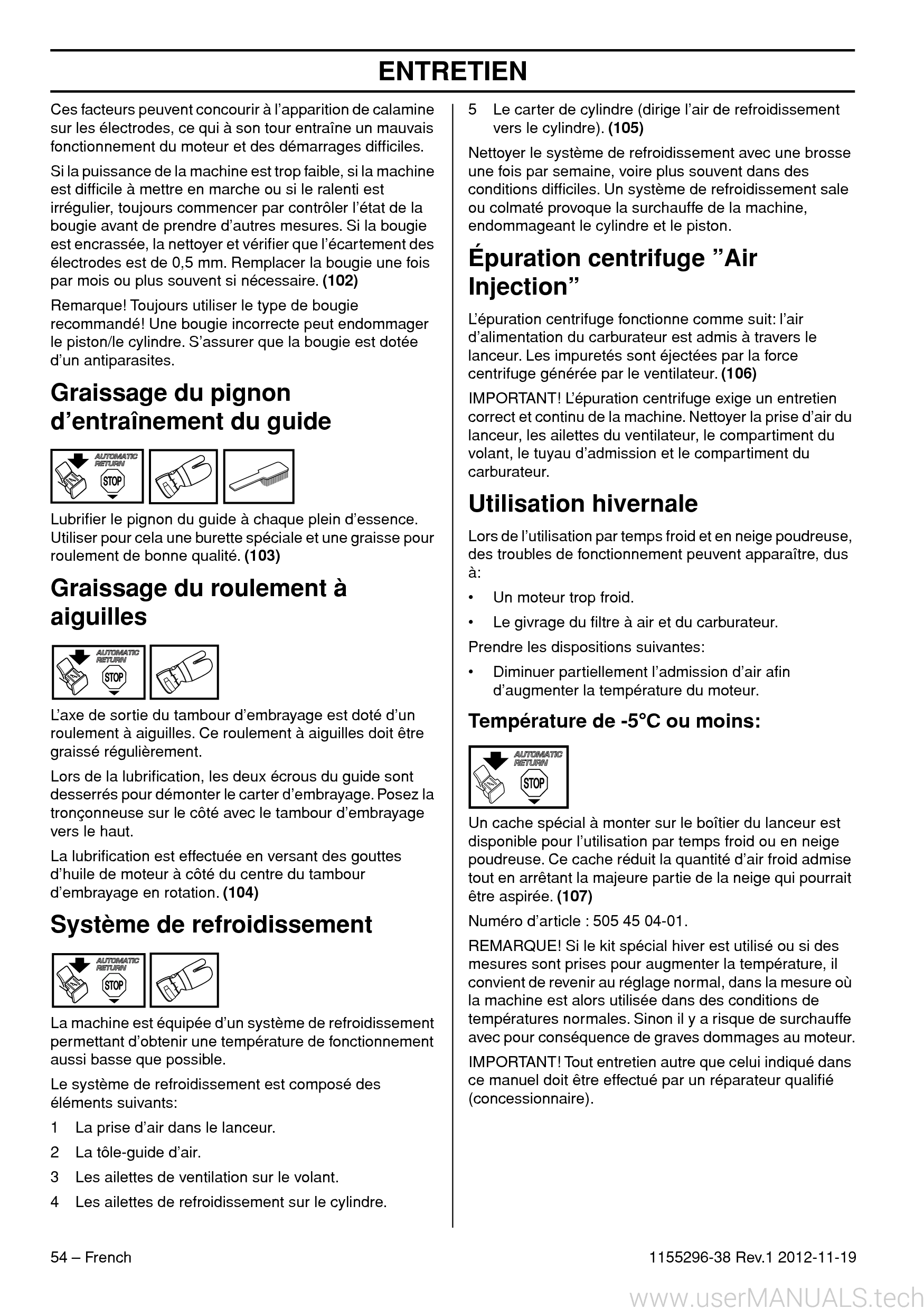 Husqvarna 135 X Torq Manual, Page: 6