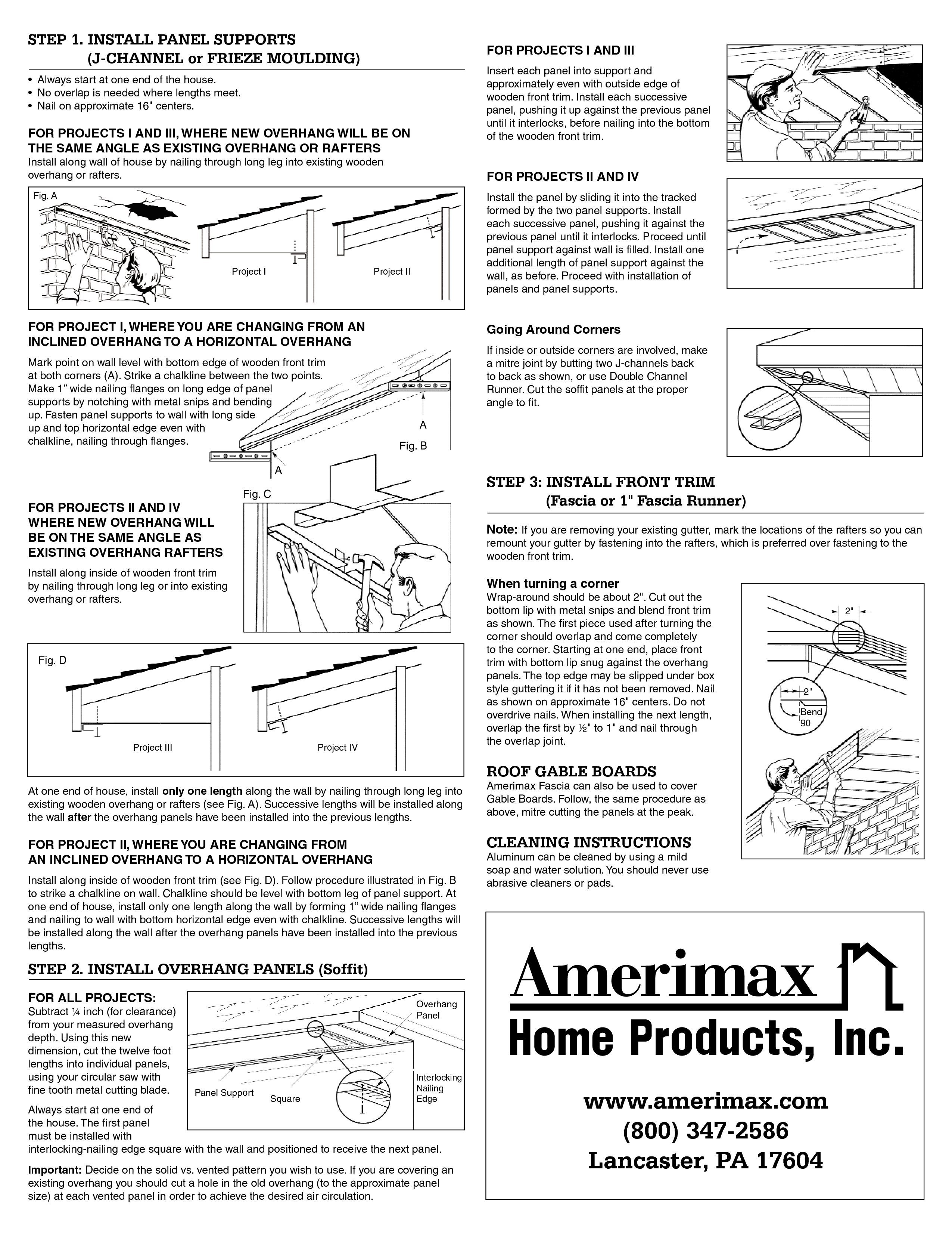 Amerimax Soffit Installation Guide