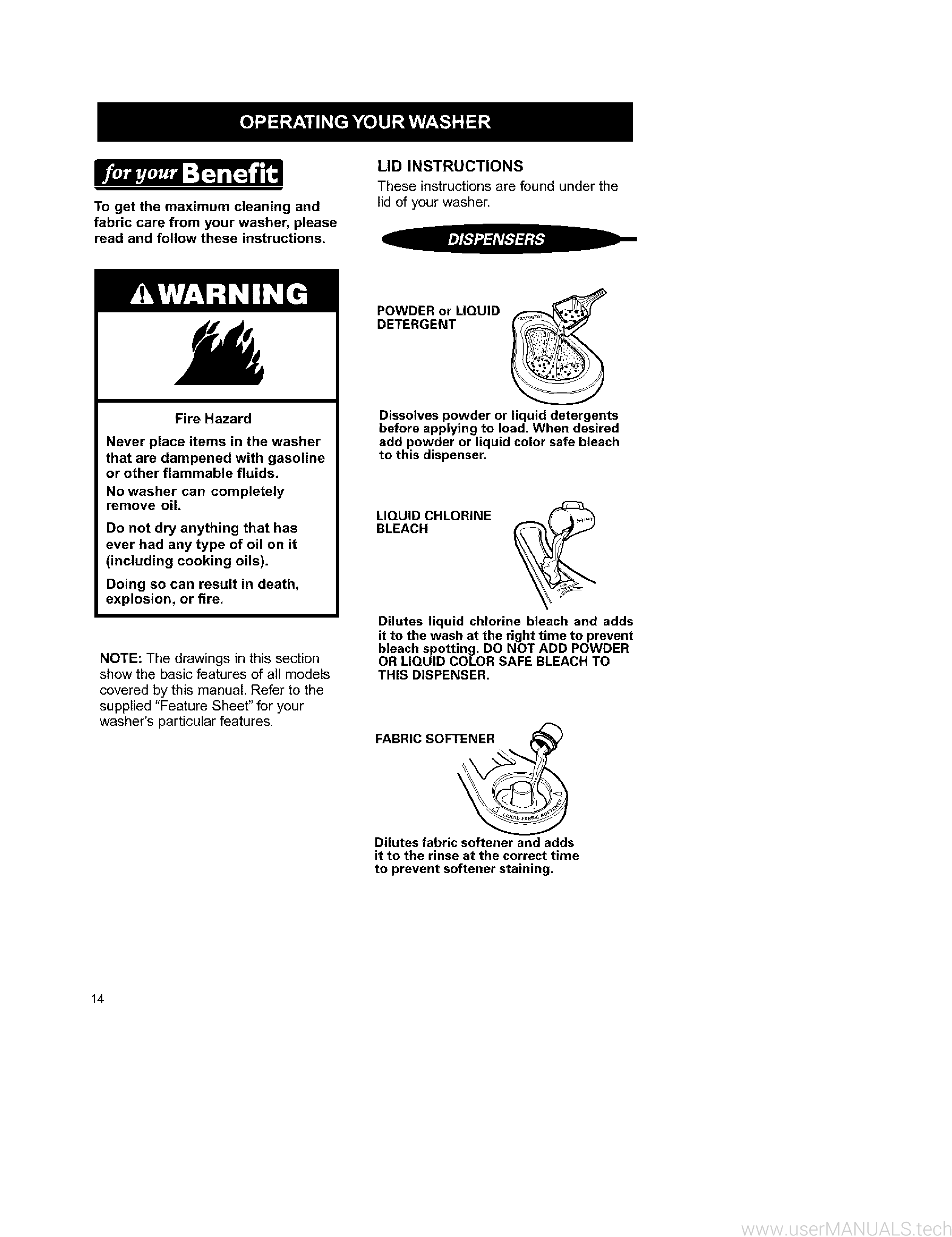 Kenmore Smart Heat Quiet Pak 9 Owners Manual, Page 2