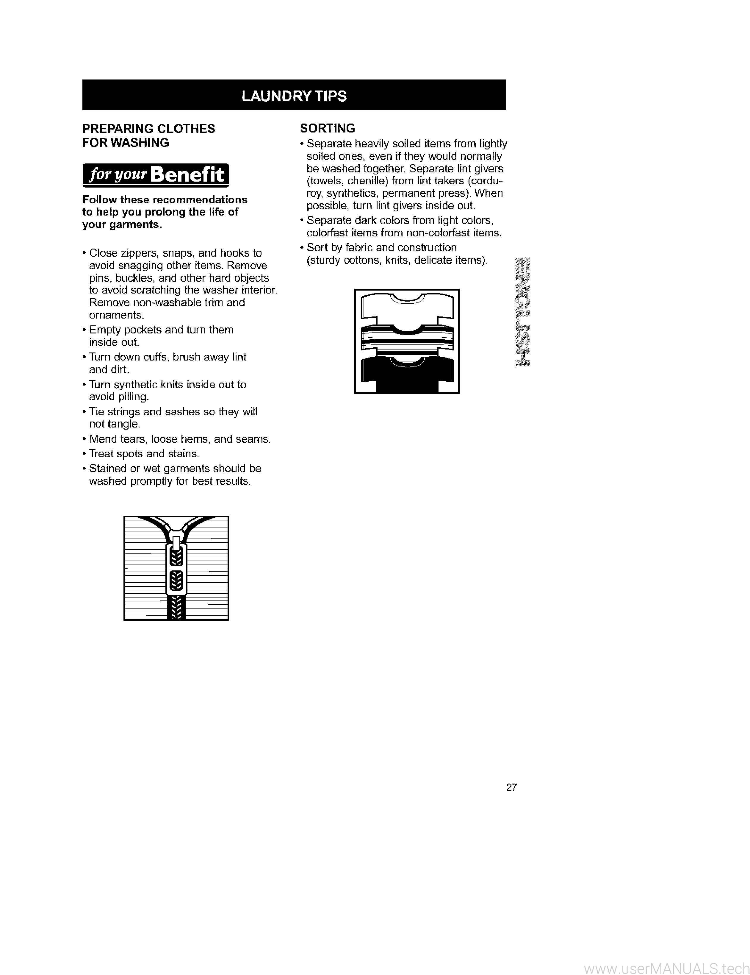 Kenmore Smart Heat Quiet Pak 9 Owners Manual, Page 3