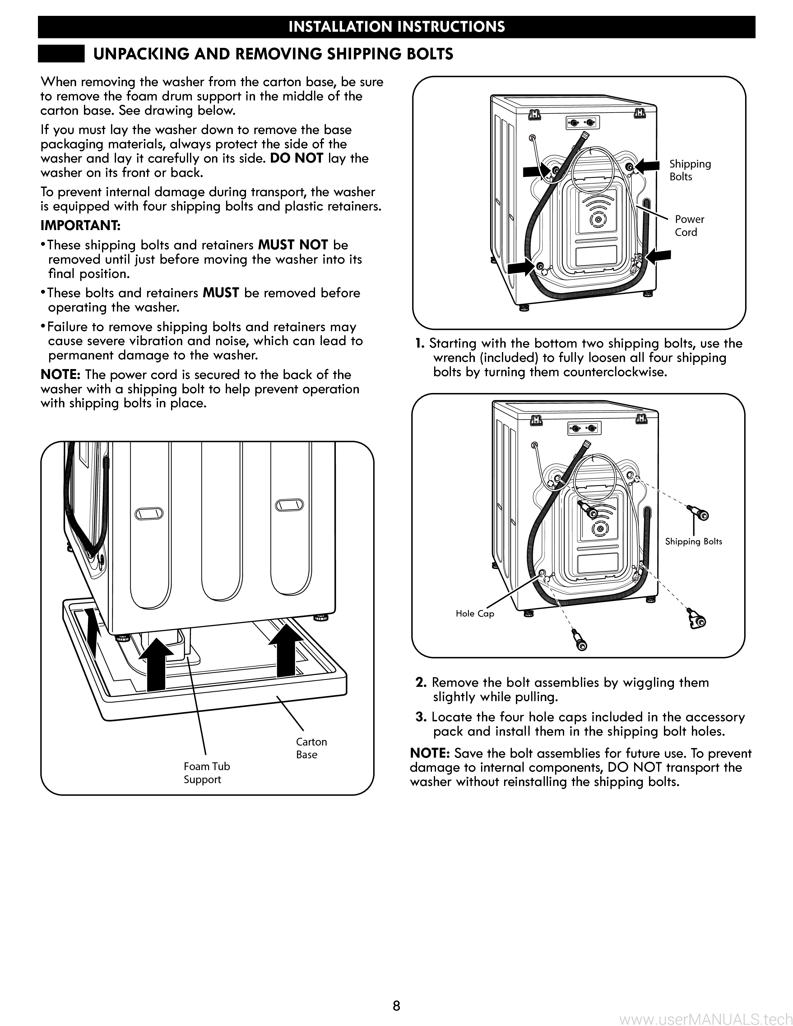 Kenmore Washer Elite Manuals 