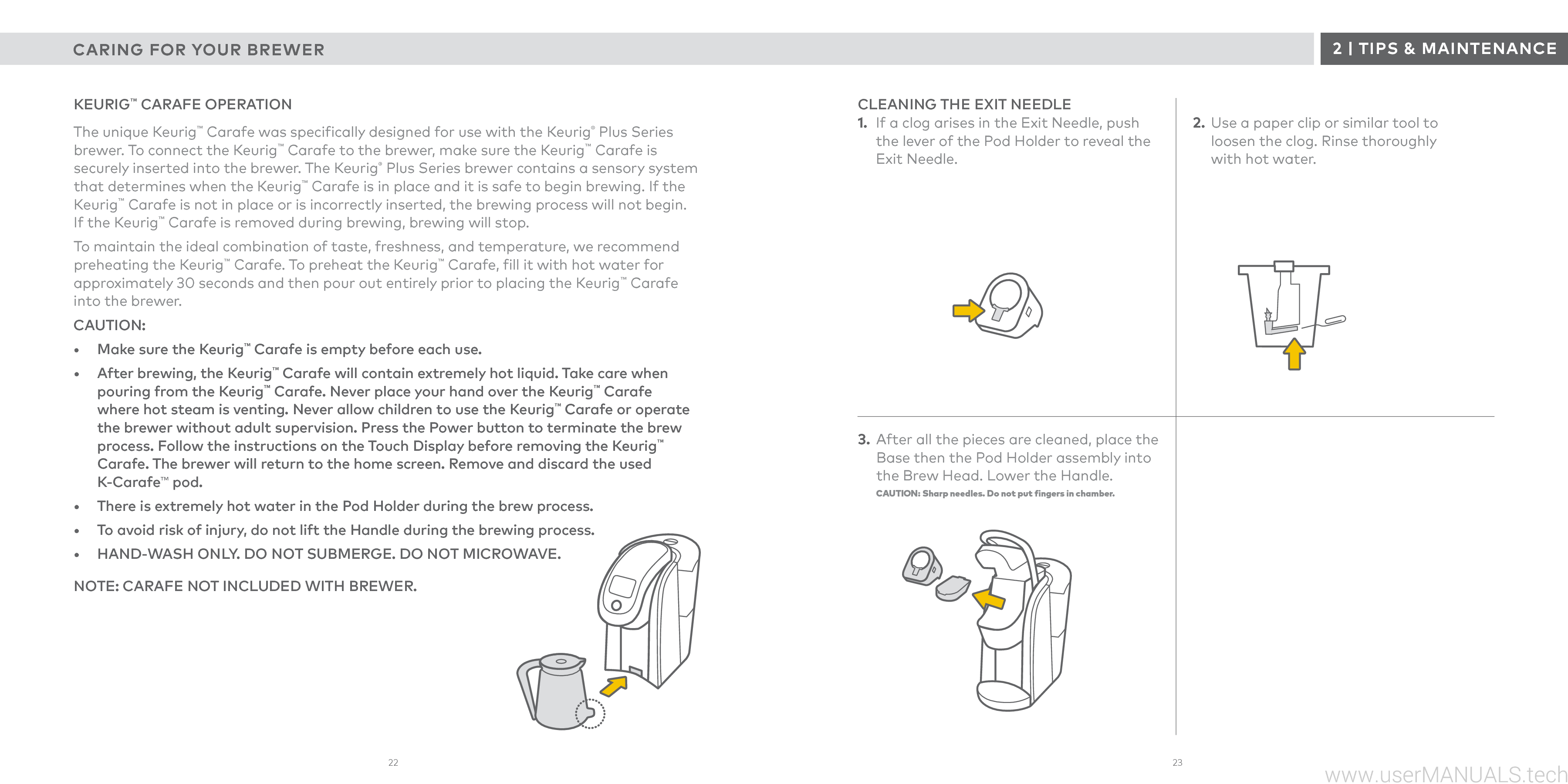 Keurig 20 K250 Owners Manual, Page 2