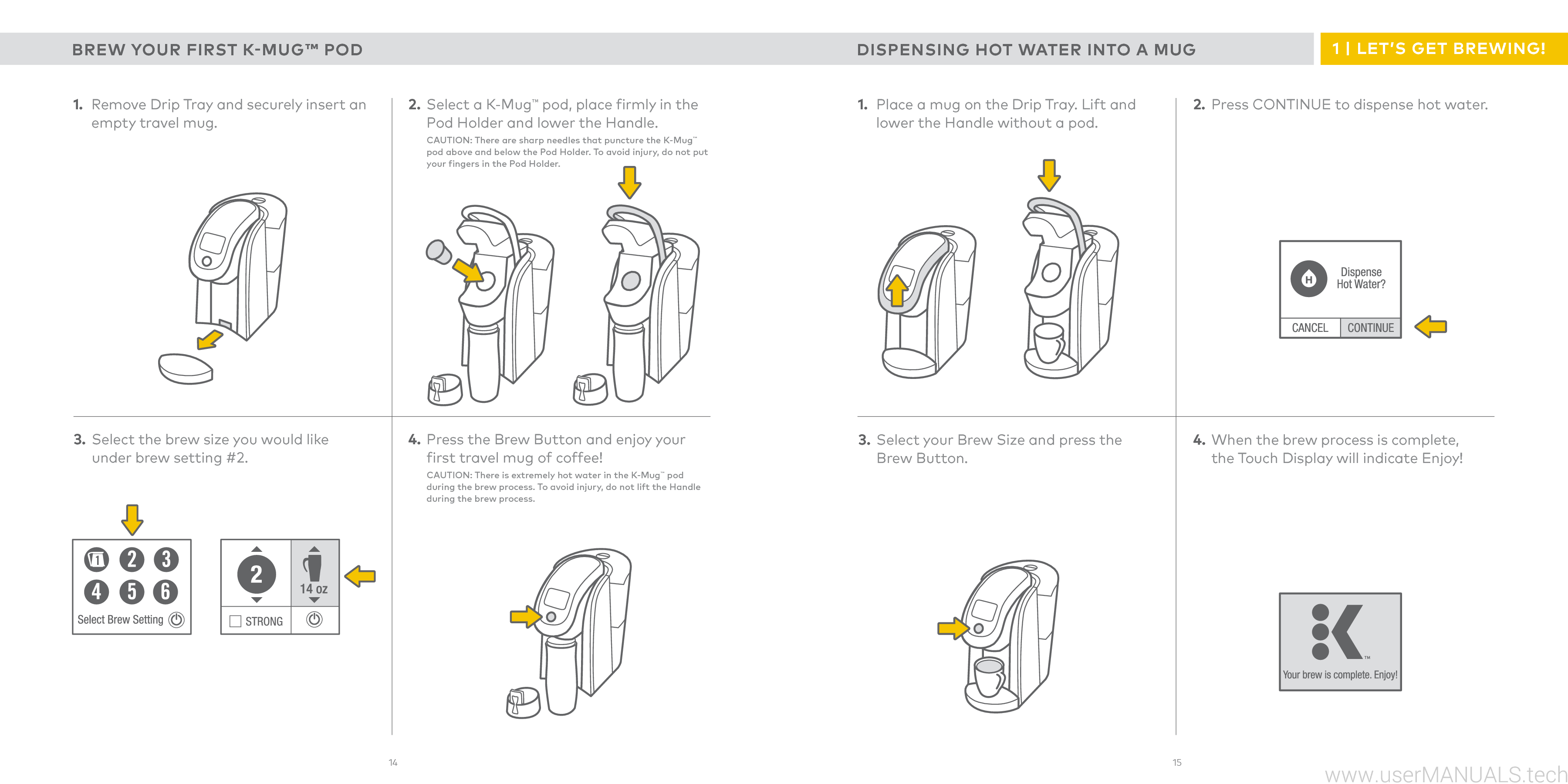 Keurig Model K60 Owners Manual