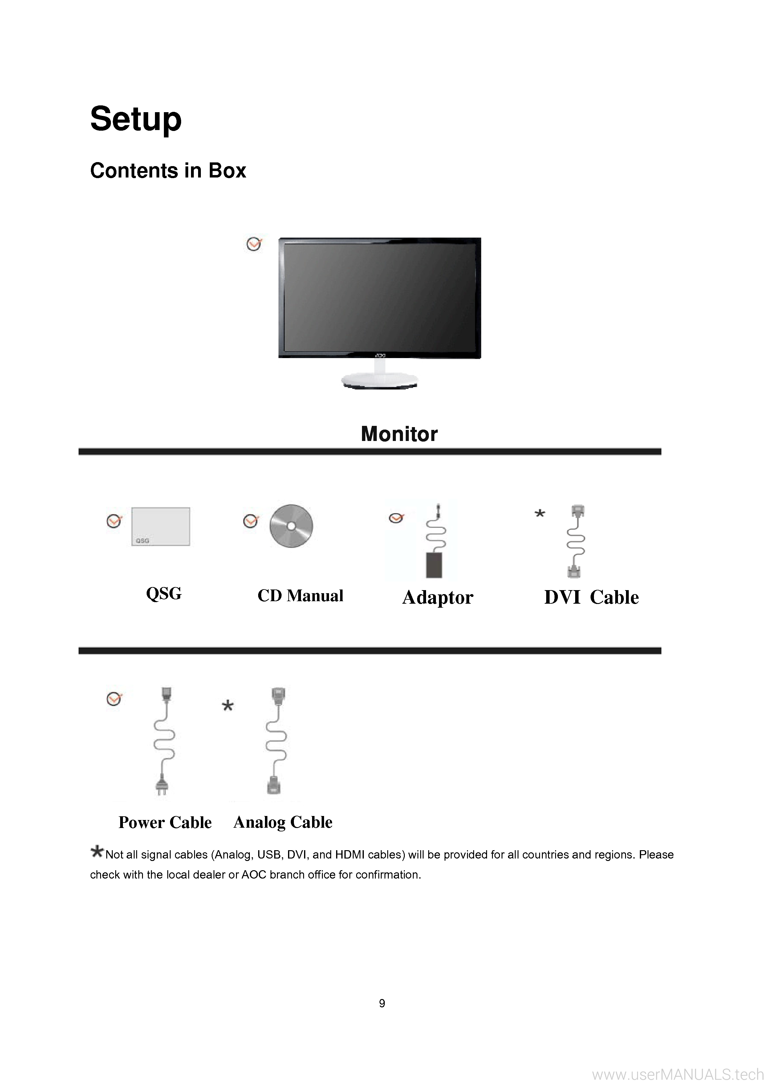 AOC E2243fw User Manual