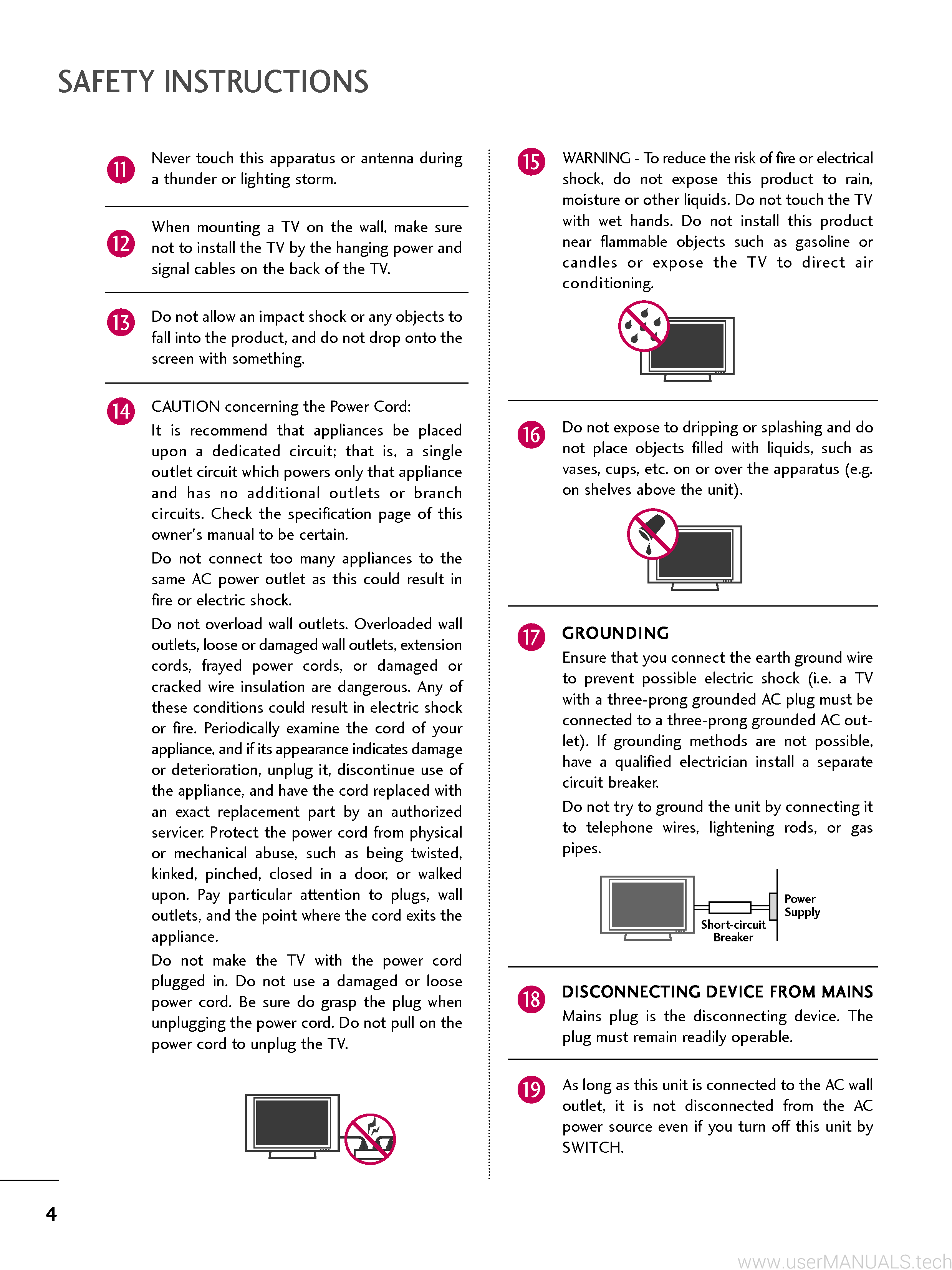 LG 19ld350 Owners Manual