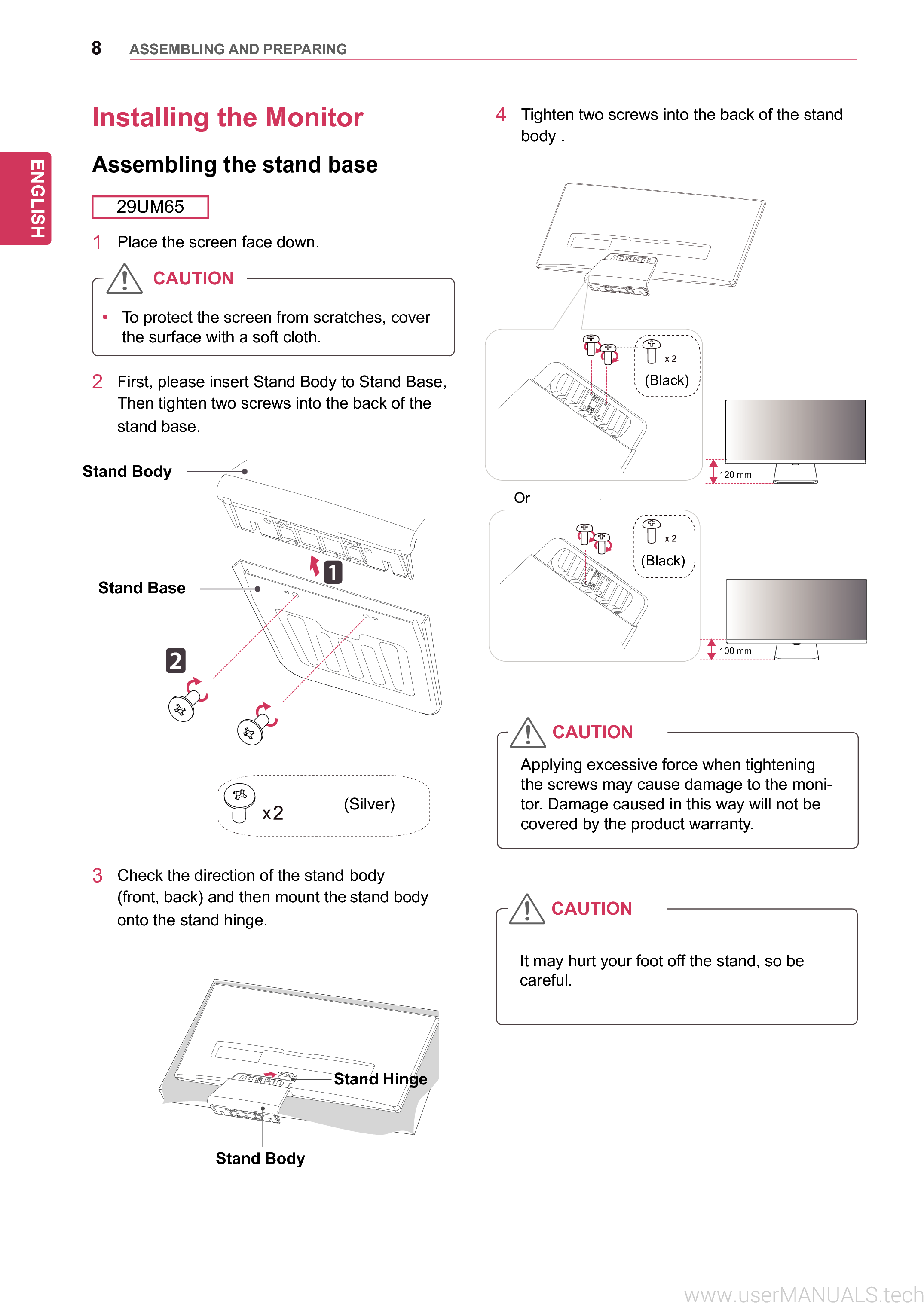 LG 29ub65-p User Manual