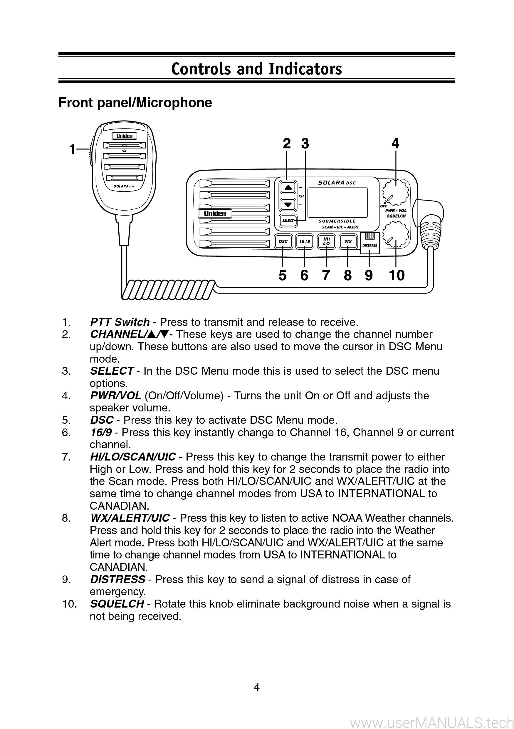 Uniden Solara Dsc Vhf Marine Radio Owners Manual