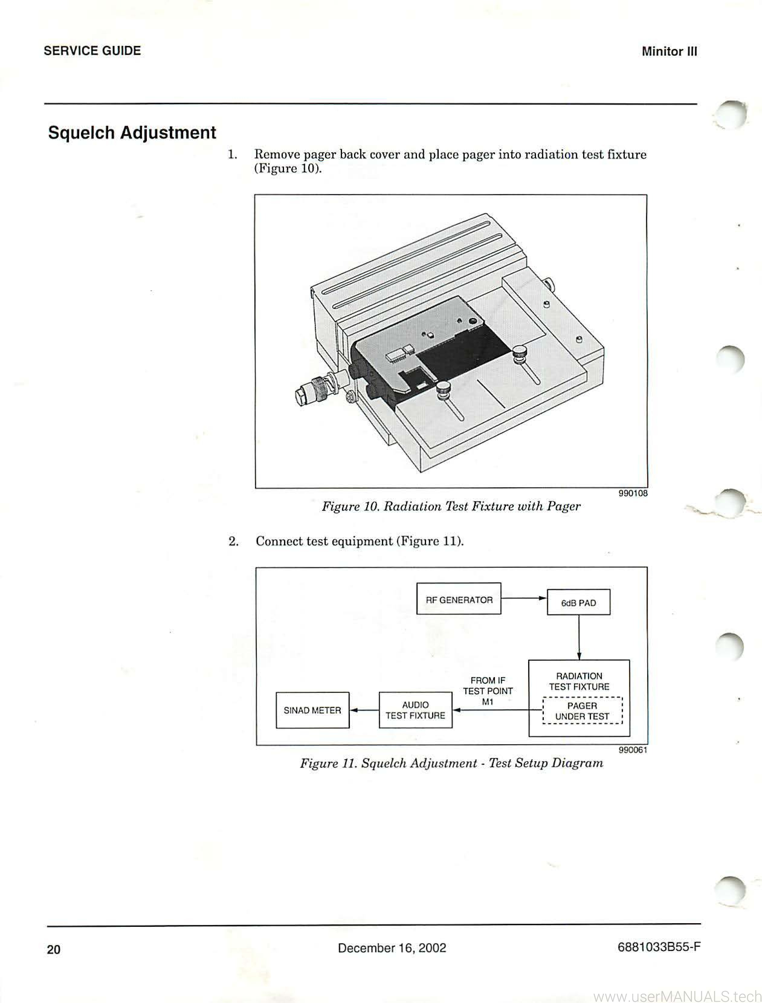 Motorola Minitor III Service, Page: 3