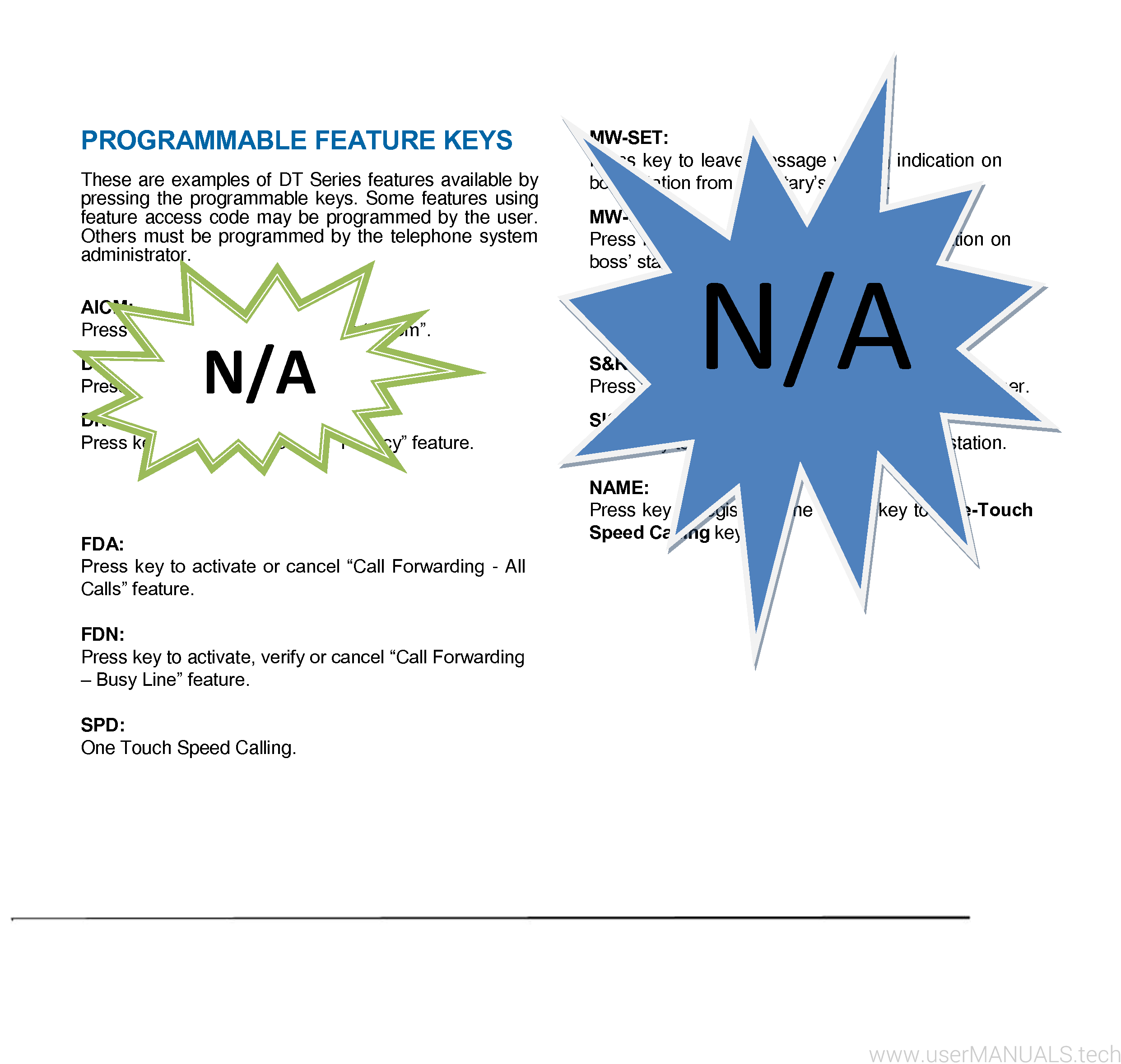 NEC Terminal DT300 Users Guide