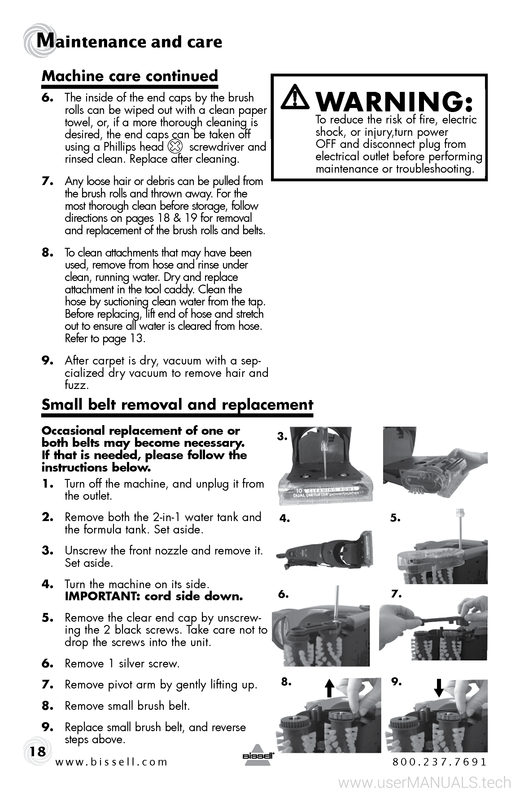 Bissell 9400 4 Manual, Page: 2