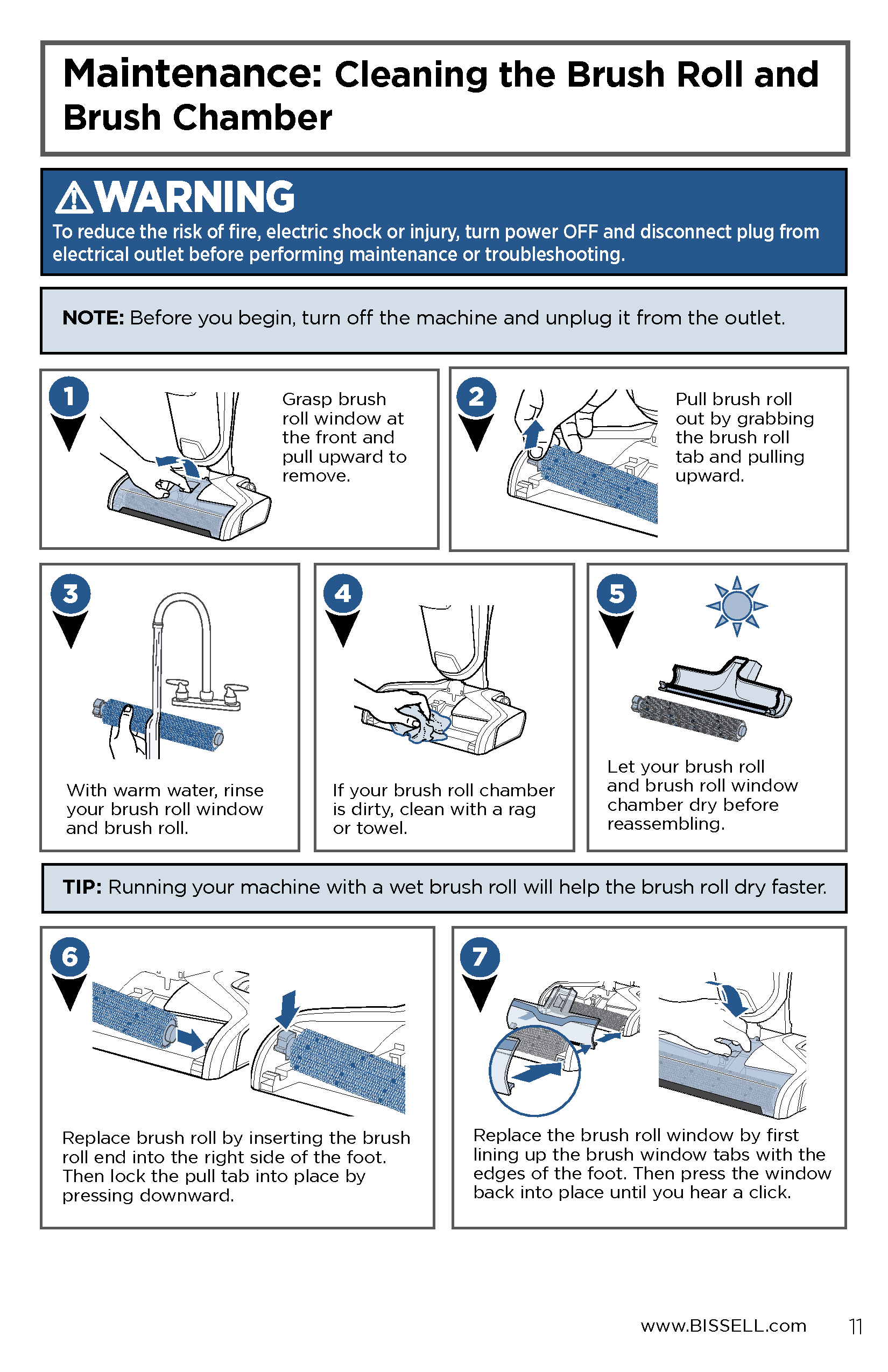 bissell crosswave manual