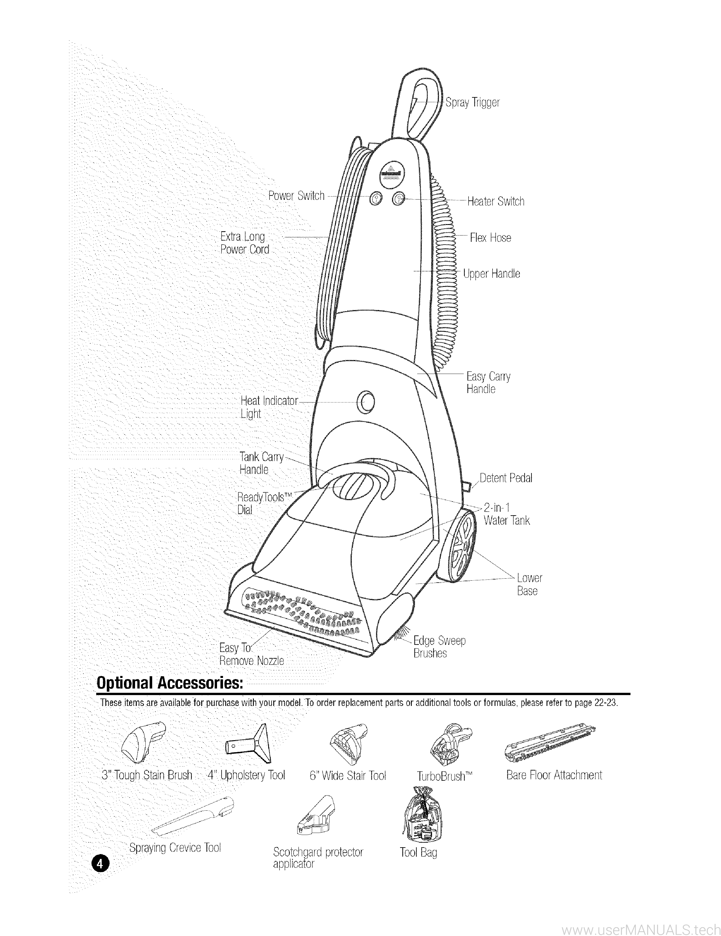 Bissell Proheat Pet Parts Diagram