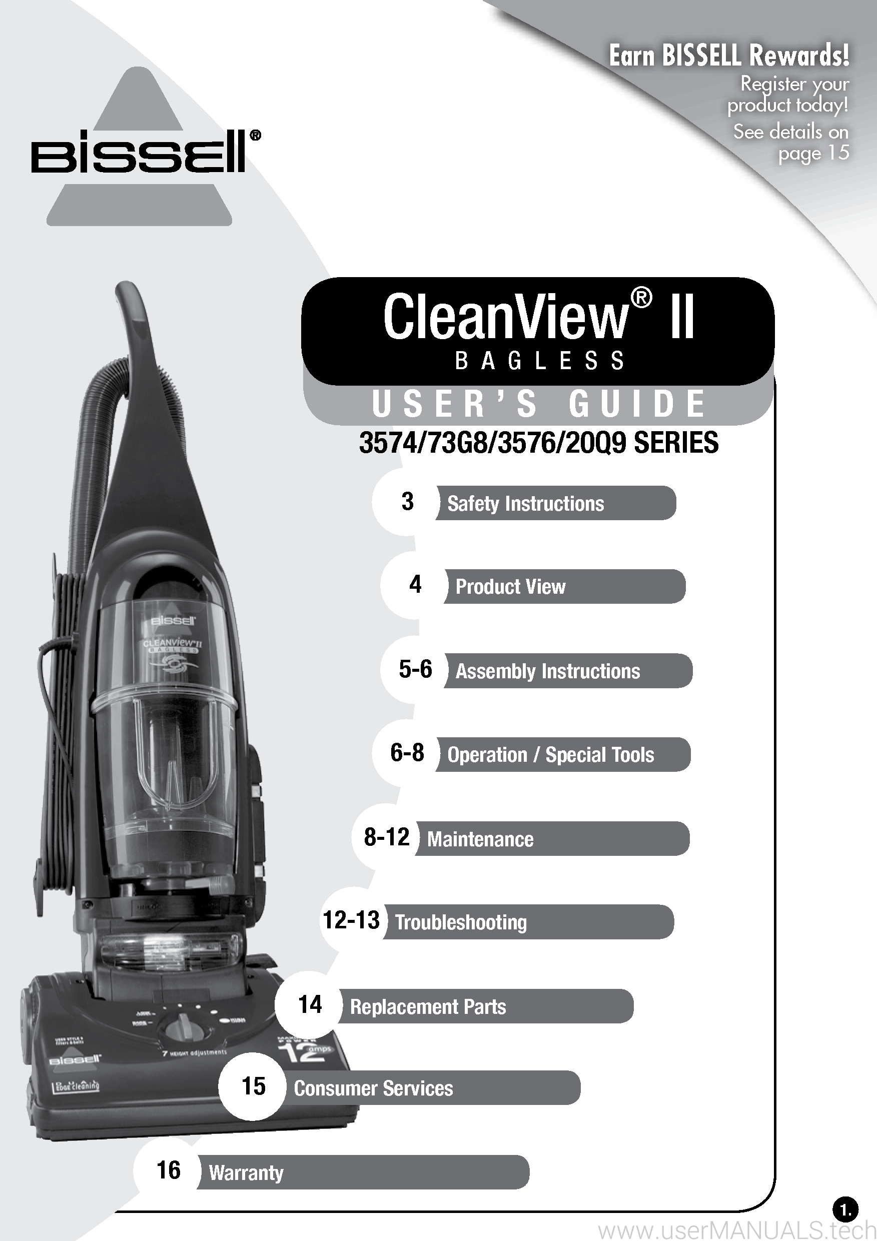 Bissell Cleanview 2 Manual bissell-cleanview-2-manual