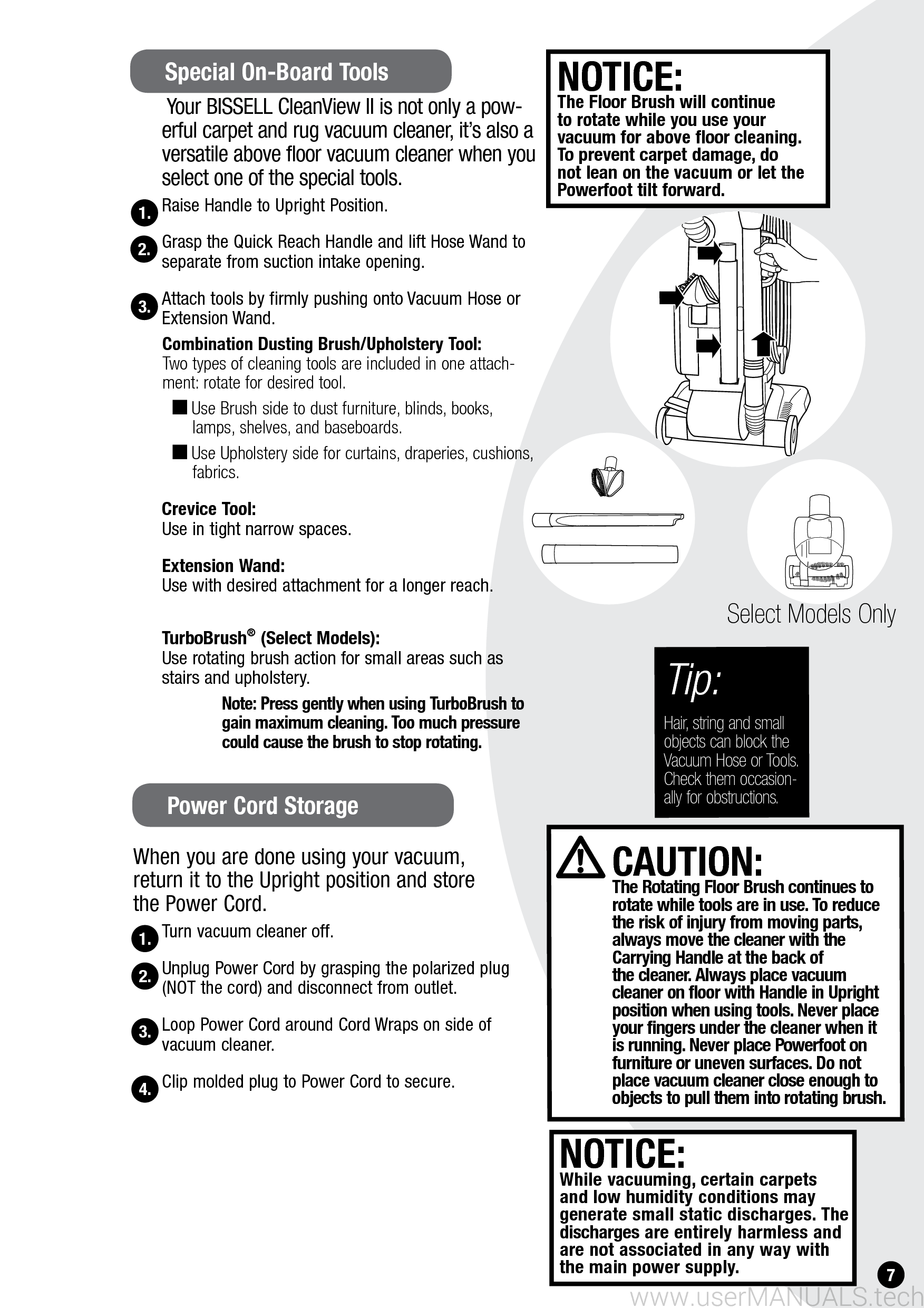 Bissell Cleanview 2 Manual