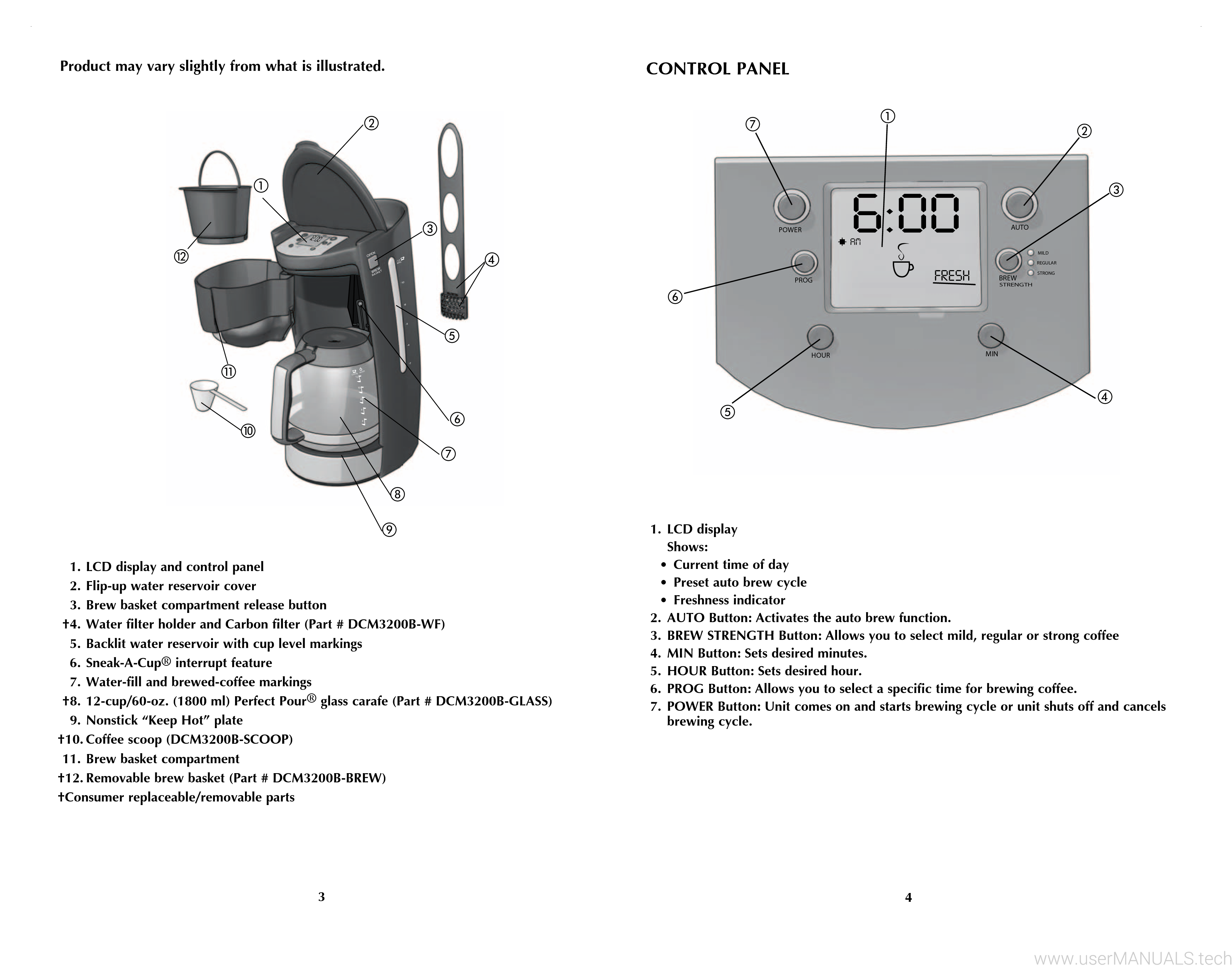 Black And Decker 12 Cup Coffee Maker Manual