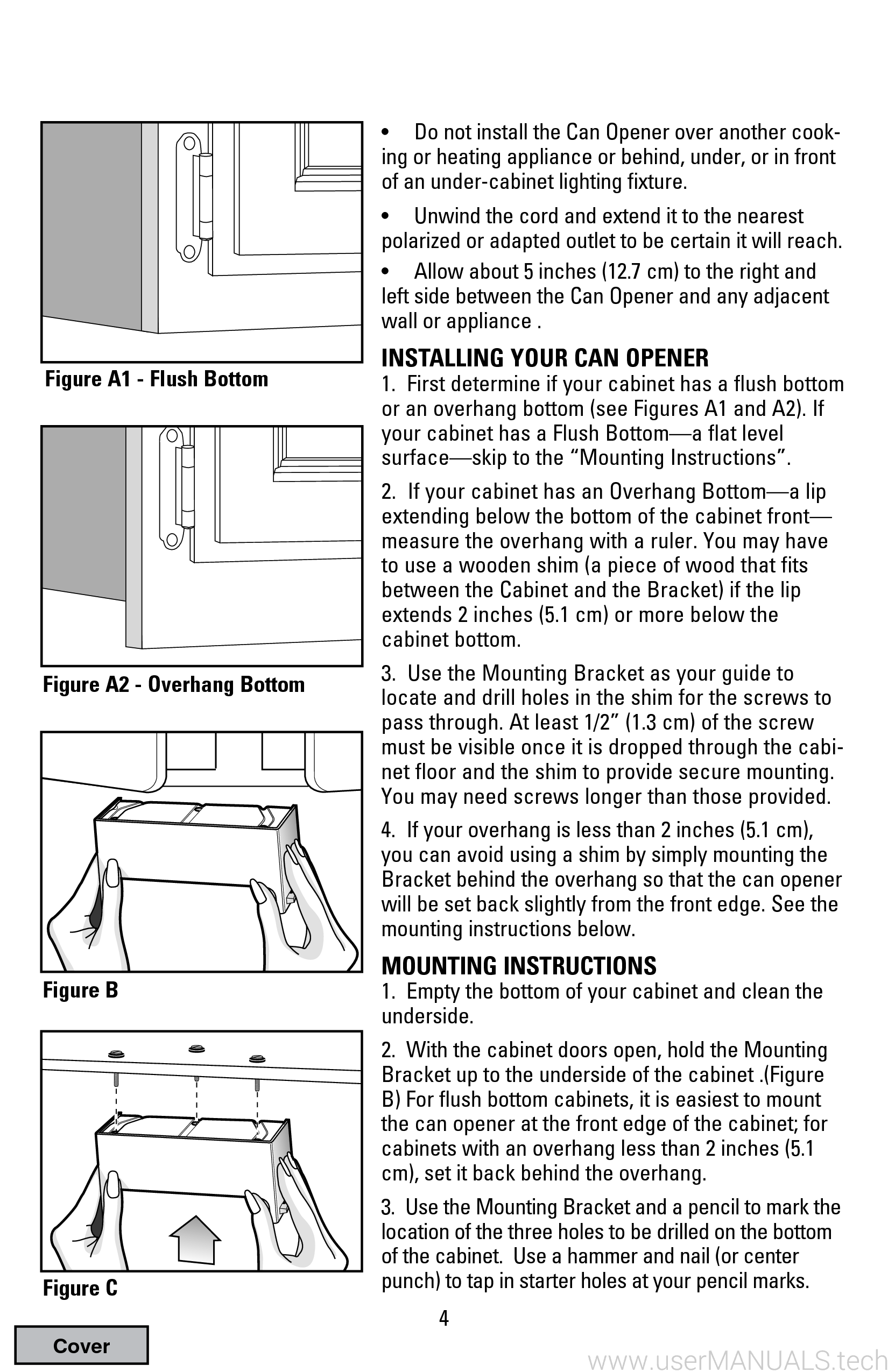 Black and Decker SpaceMaker Can Opener EC70 User Manual