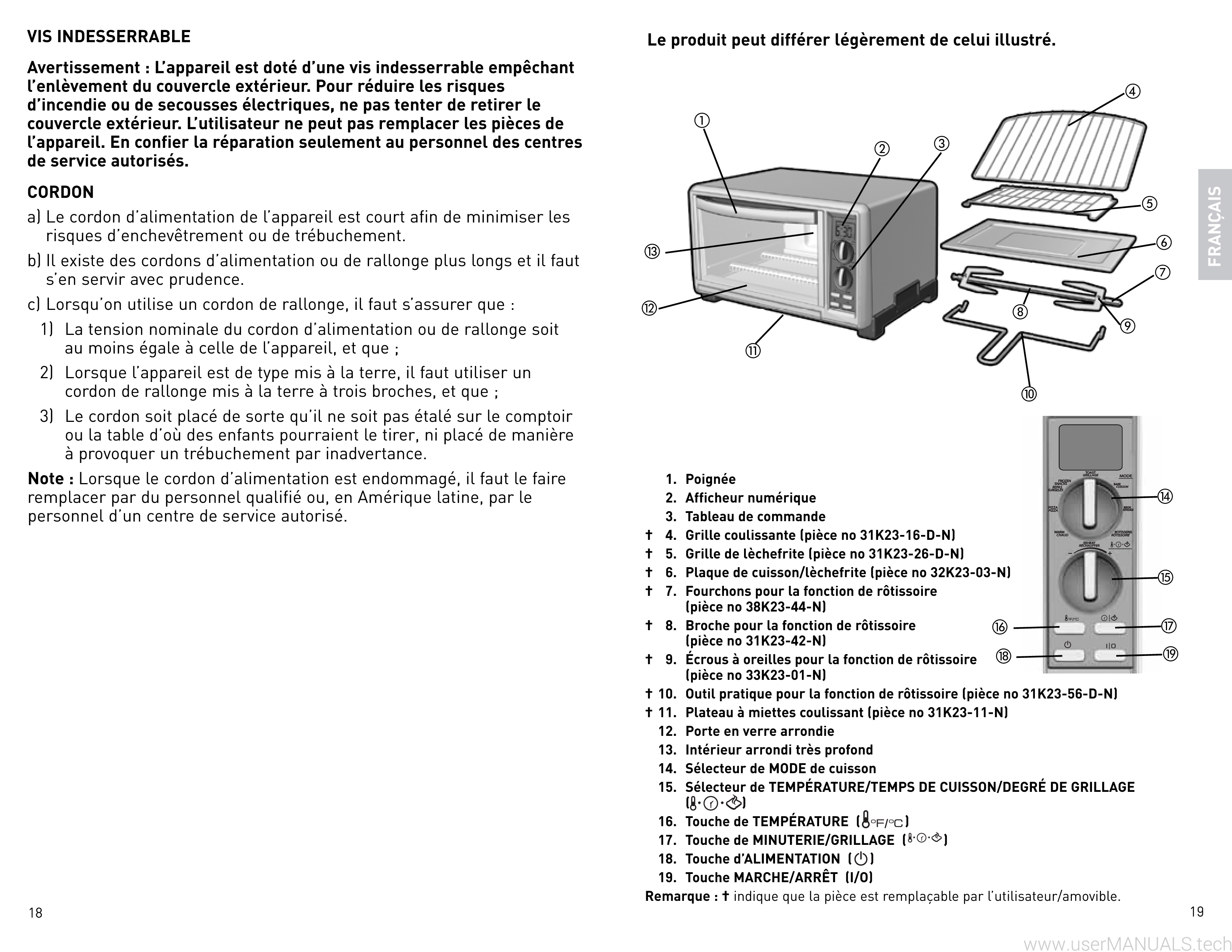 Black and Decker Toaster Oven TO1021BC User Manual