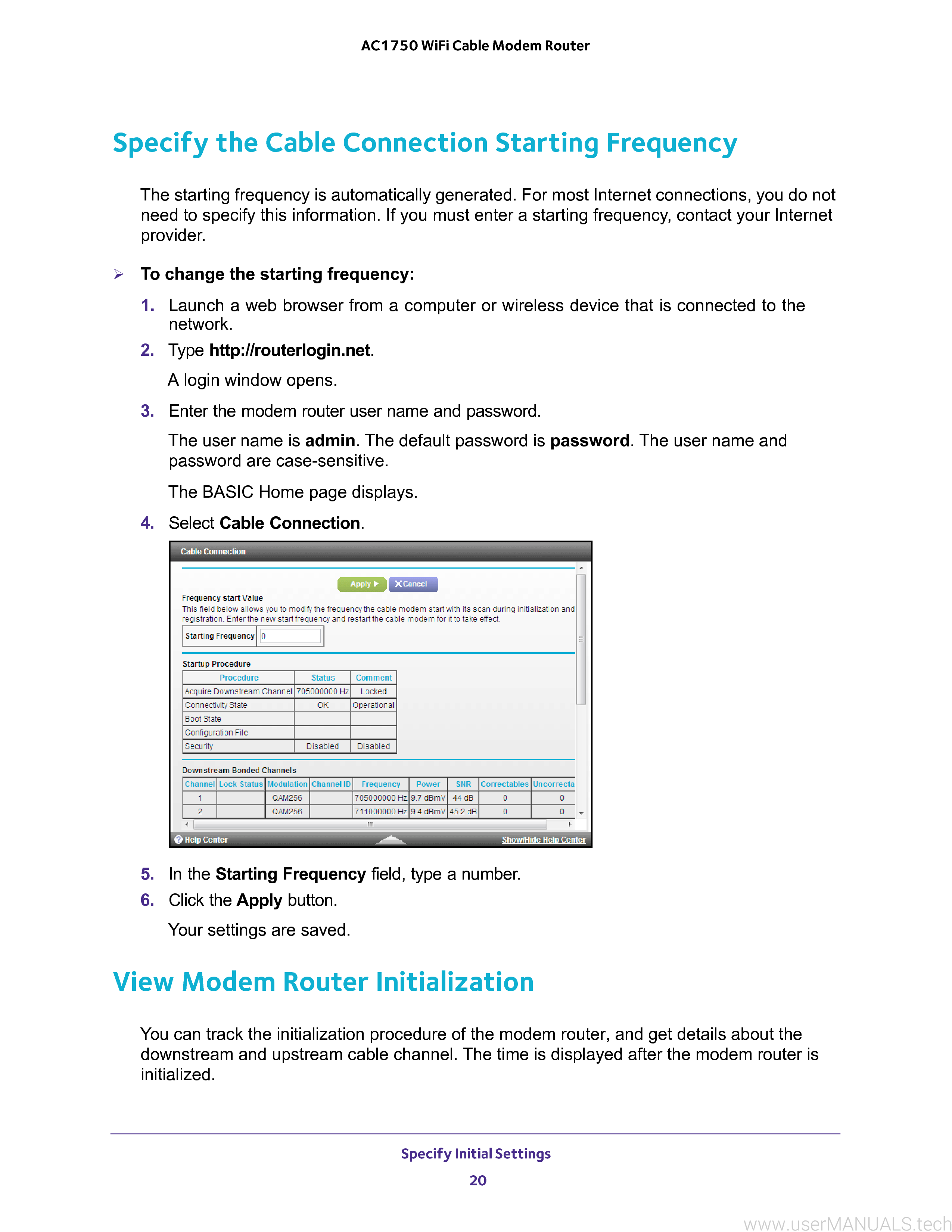 Netgear C6300 Ac1750 Wifi Cable Modem Router User Manual, Page 2
