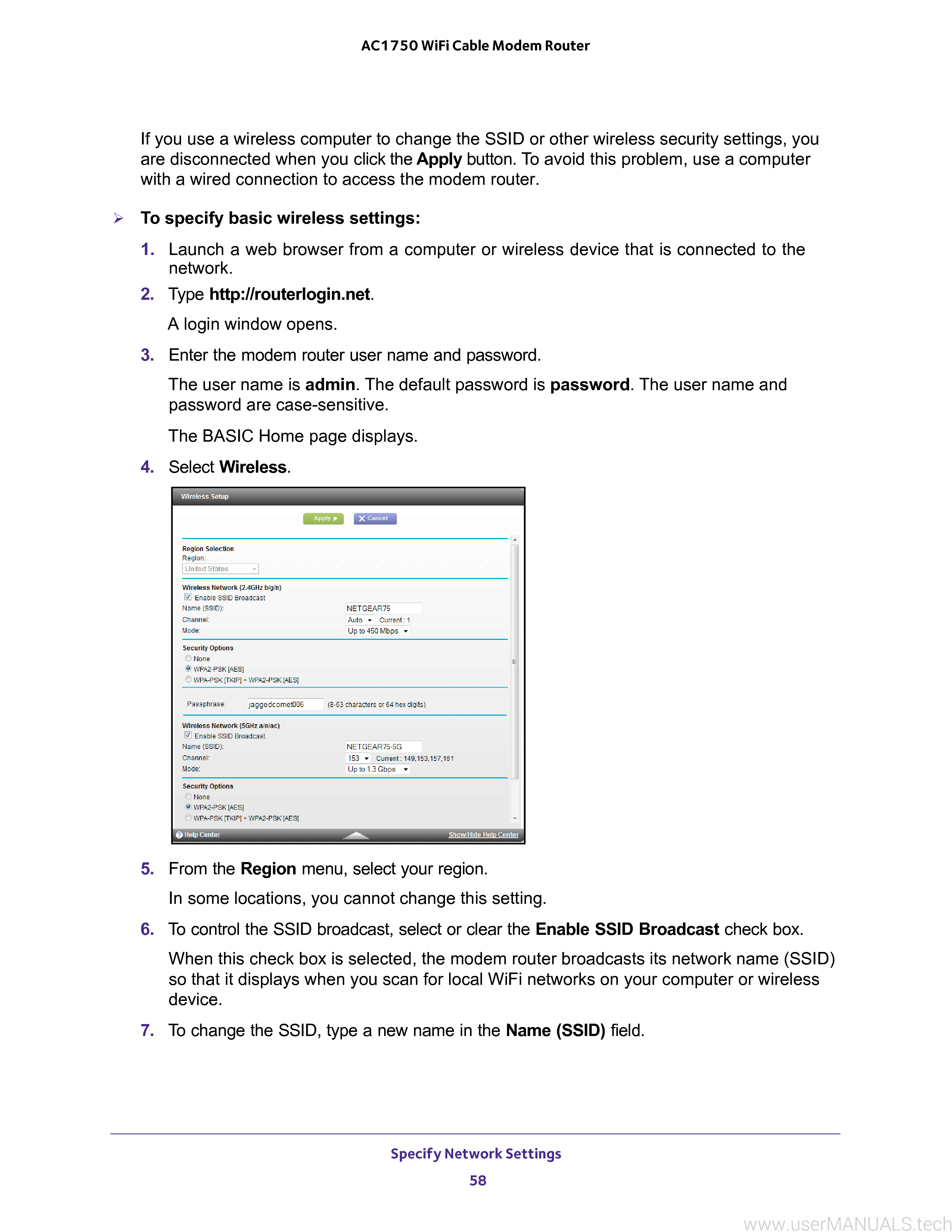 Netgear C6300 Ac1750 Wifi Cable Modem Router User Manual, Page 6