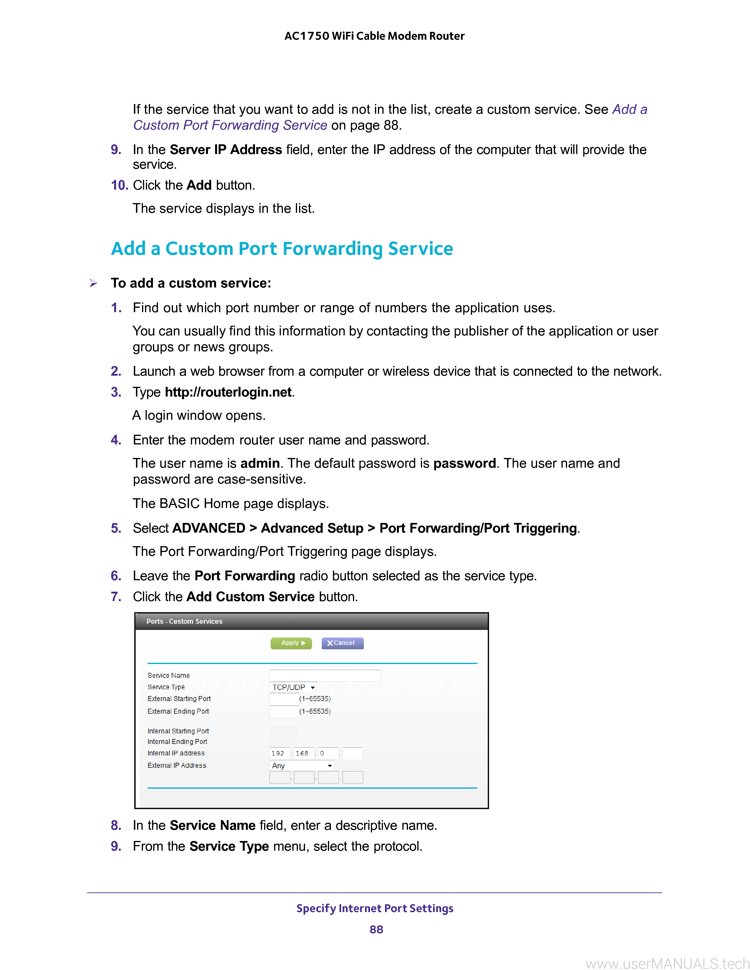 Netgear C6300 Ac1750 Wifi Cable Modem Router User Manual, Page 9