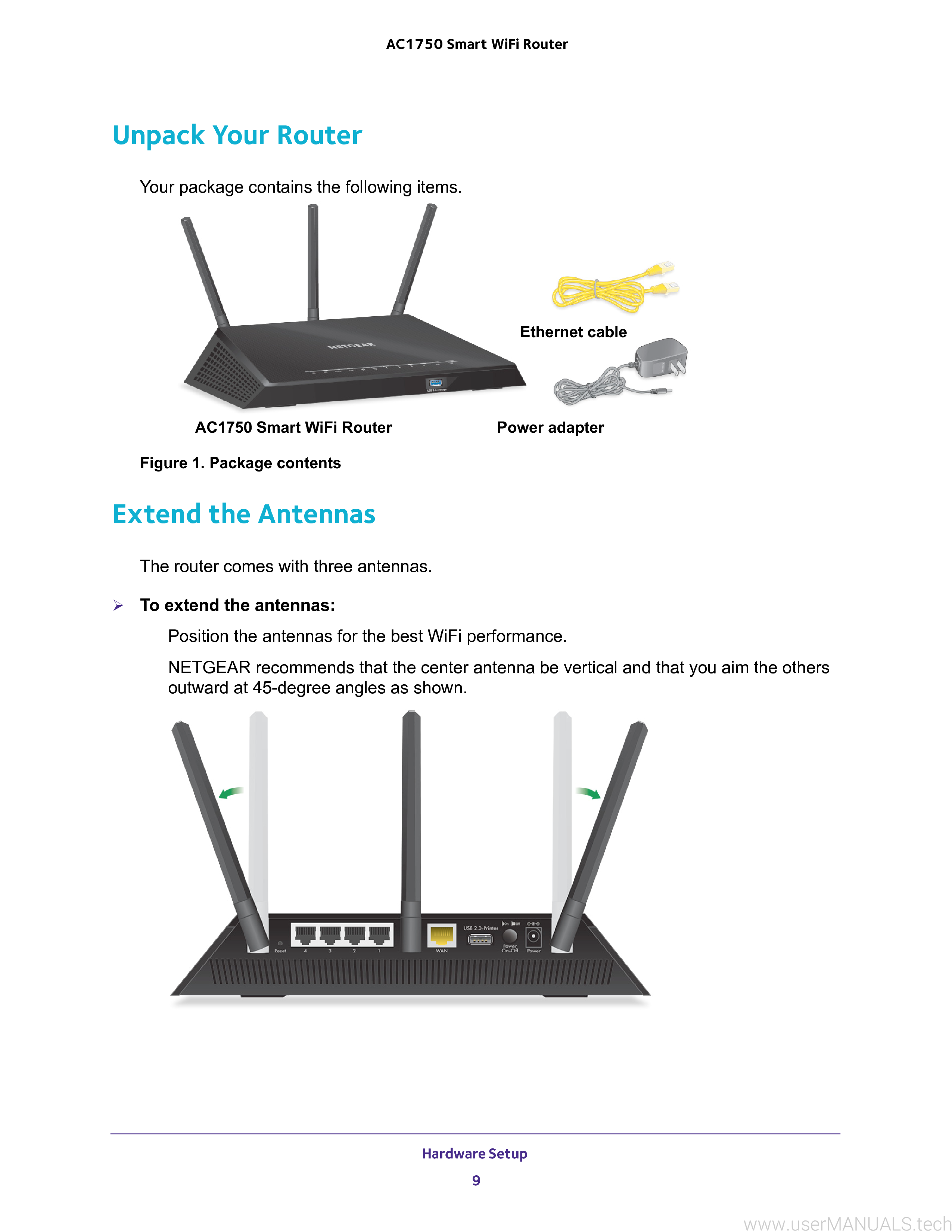 Netgear R6400 Ac1750 Smart Wifi Router 802 11ac Dual Band Gigabit User ...