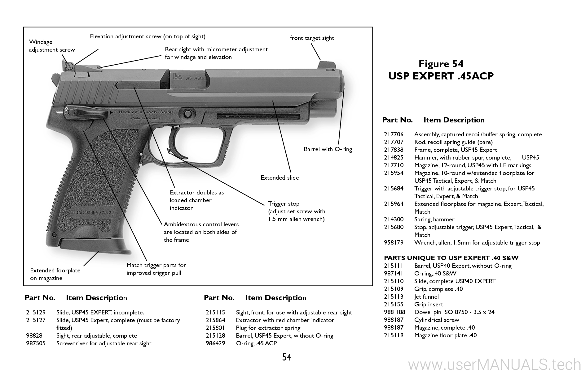 Hk usp чертежи