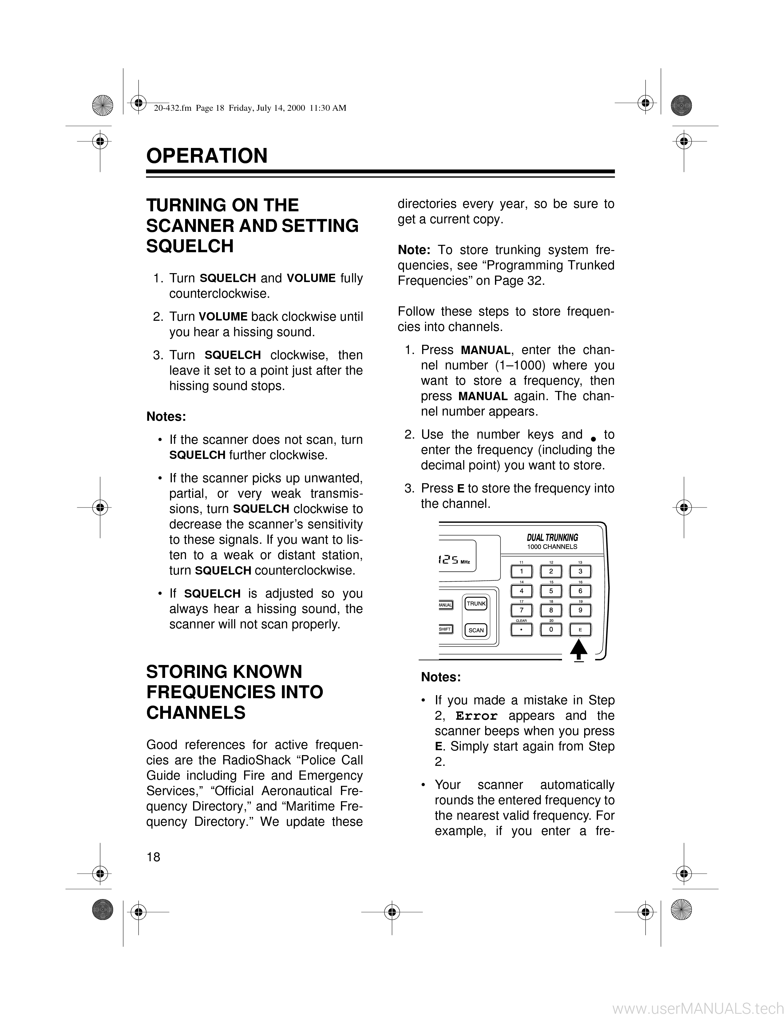 RadioShack Pro 2052 Vhf Uhf Scanner Reciever Owners Manual, Page: 2