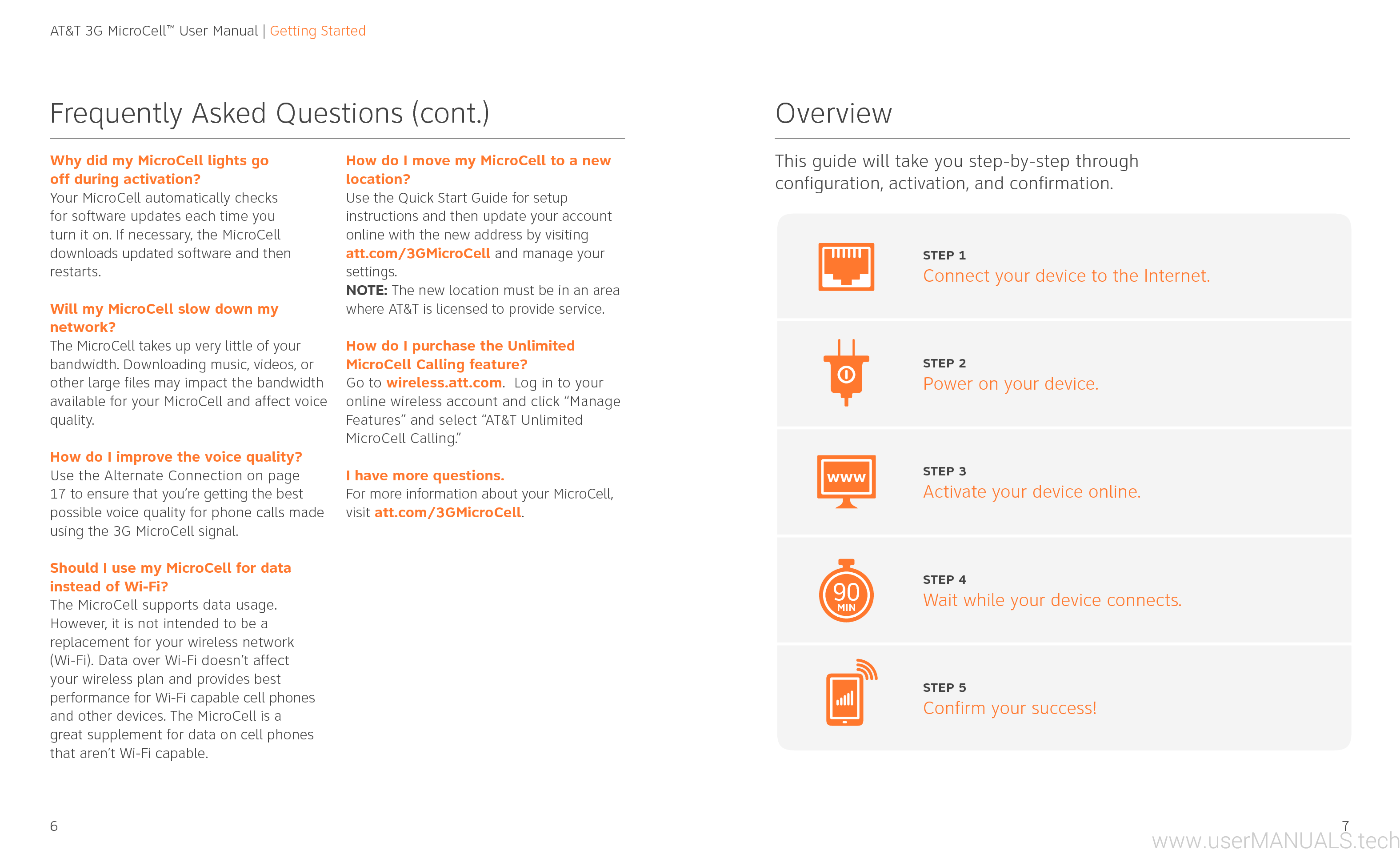 AT&T 3G Microcell User manual