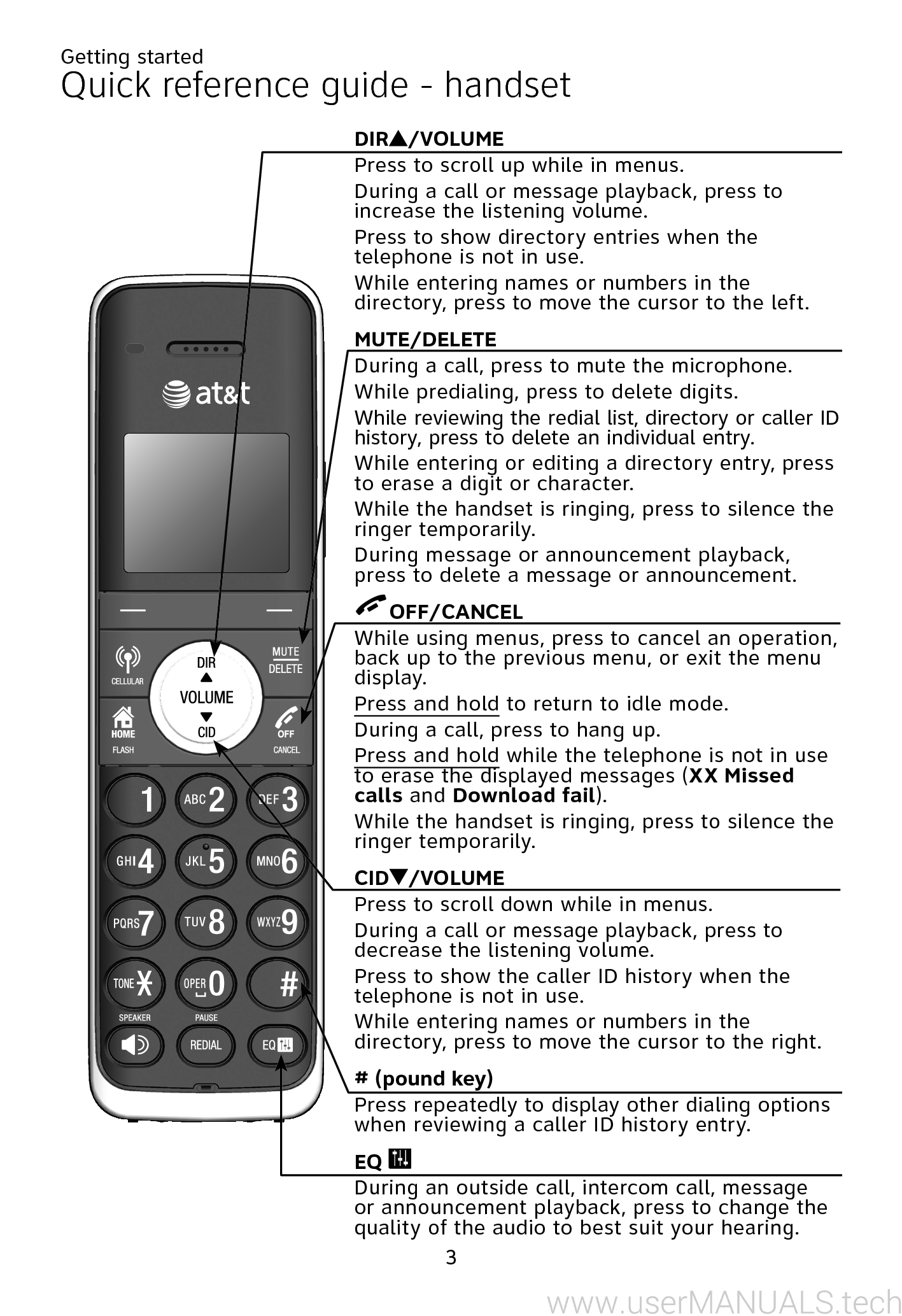 AT&T Dect 6 Owners Manual