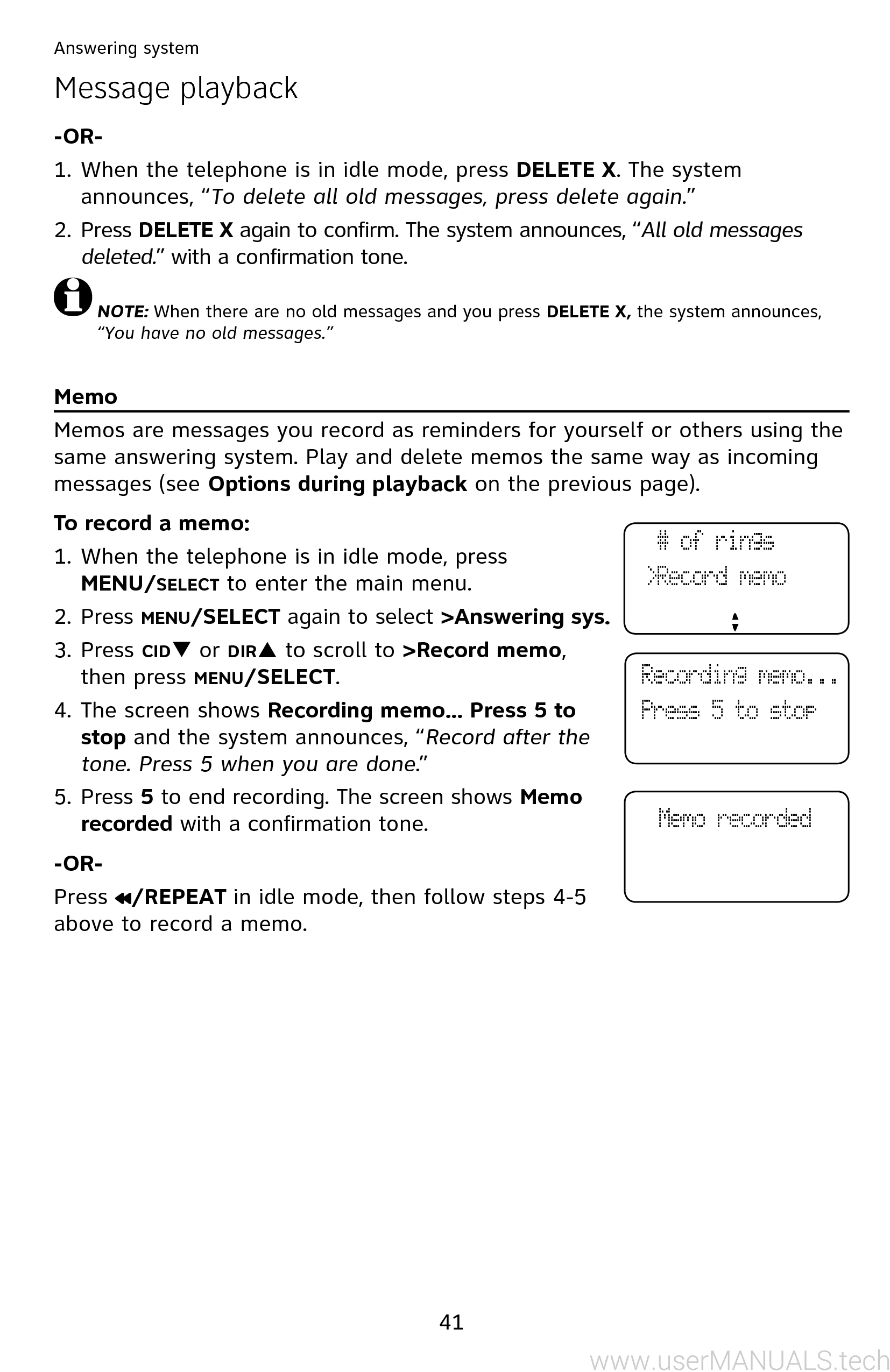 ATT CL4940 User Manual, Page: 5