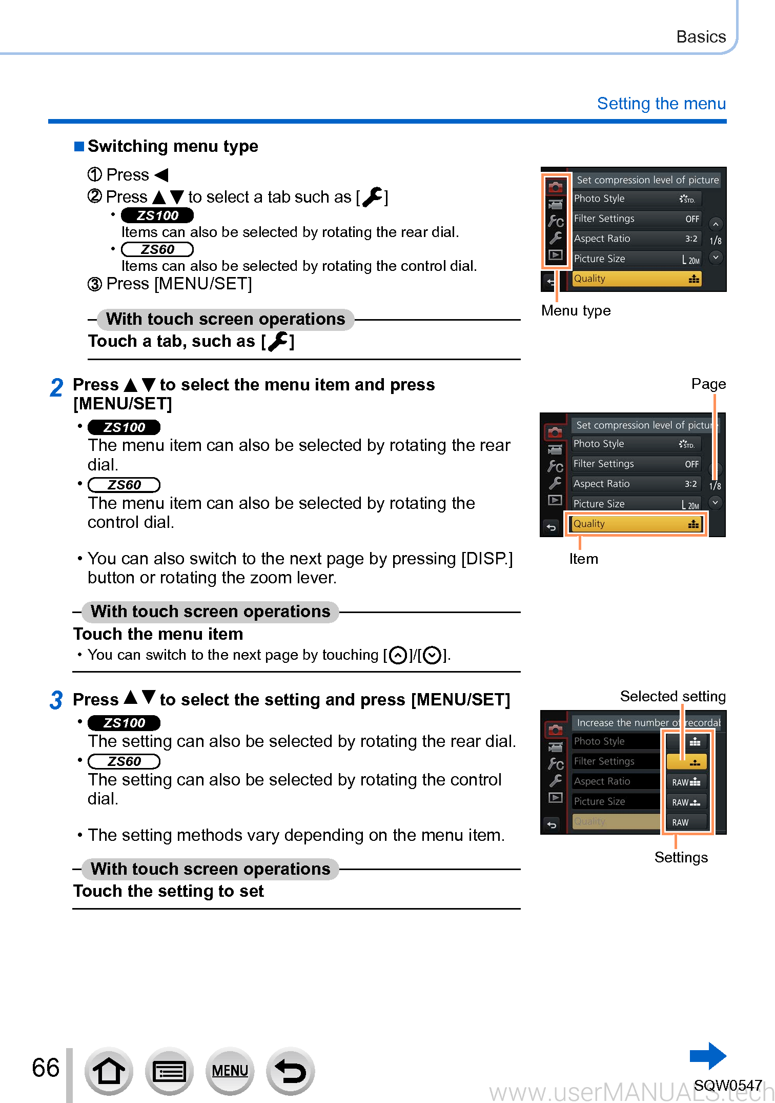 Panasonic Digital Camera Dmc Zs60 Owners Manual For Advanced Features