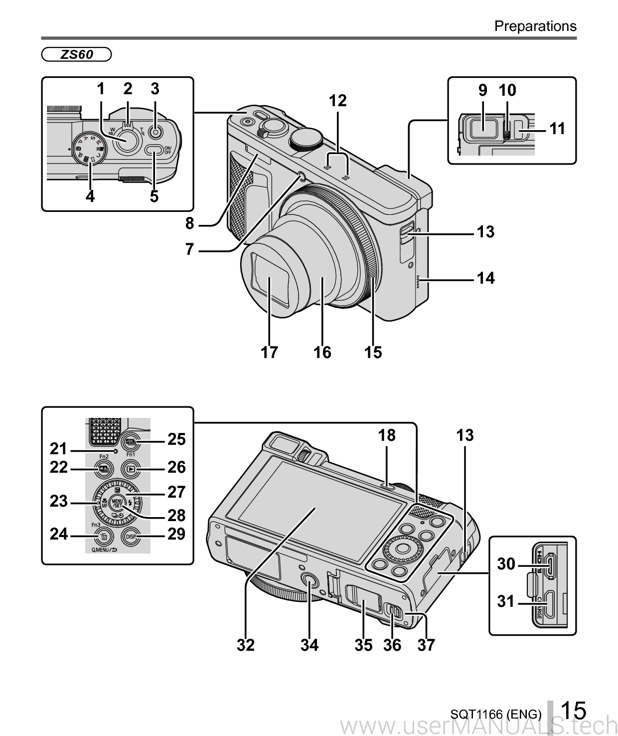 Panasonic Digital Camera Dmc Zs60 Owners Manual , Page: 2