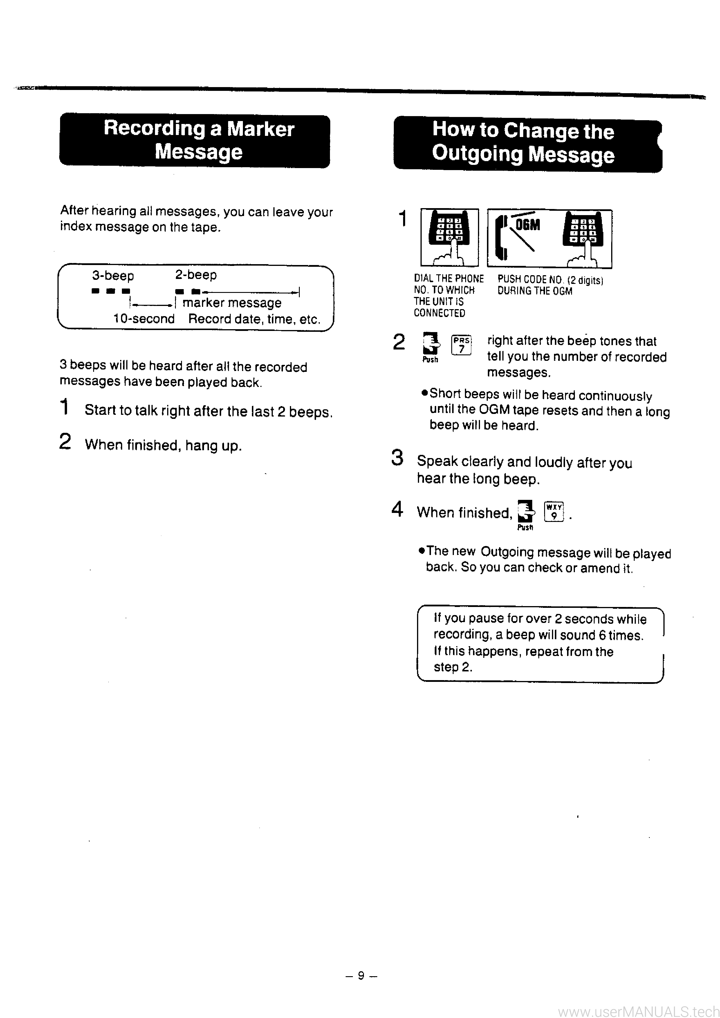 Panasonic Kx T1424 Operating Instructions Manual