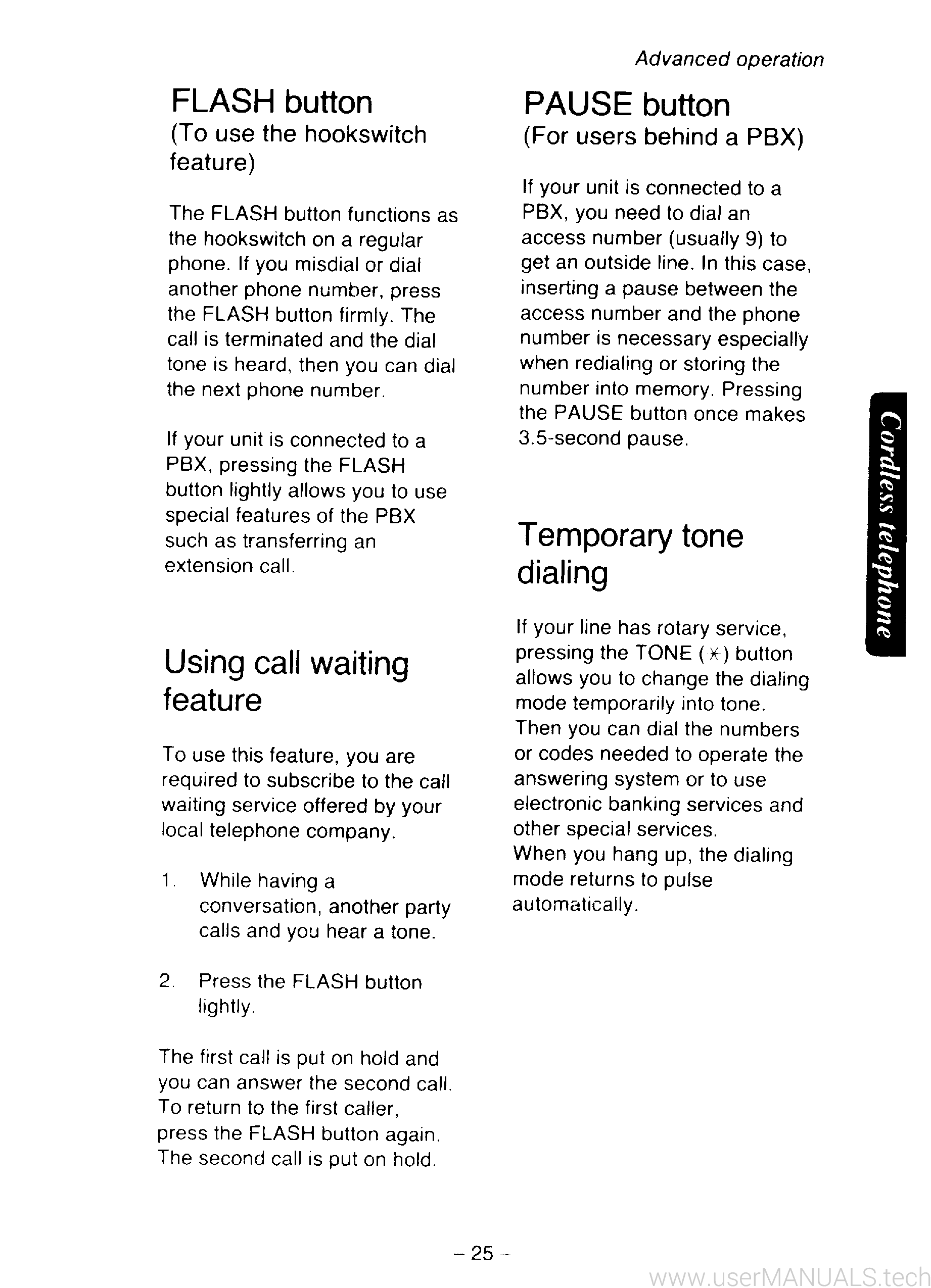Panasonic Kx T4350 Operating Instructions Manual, Page: 3