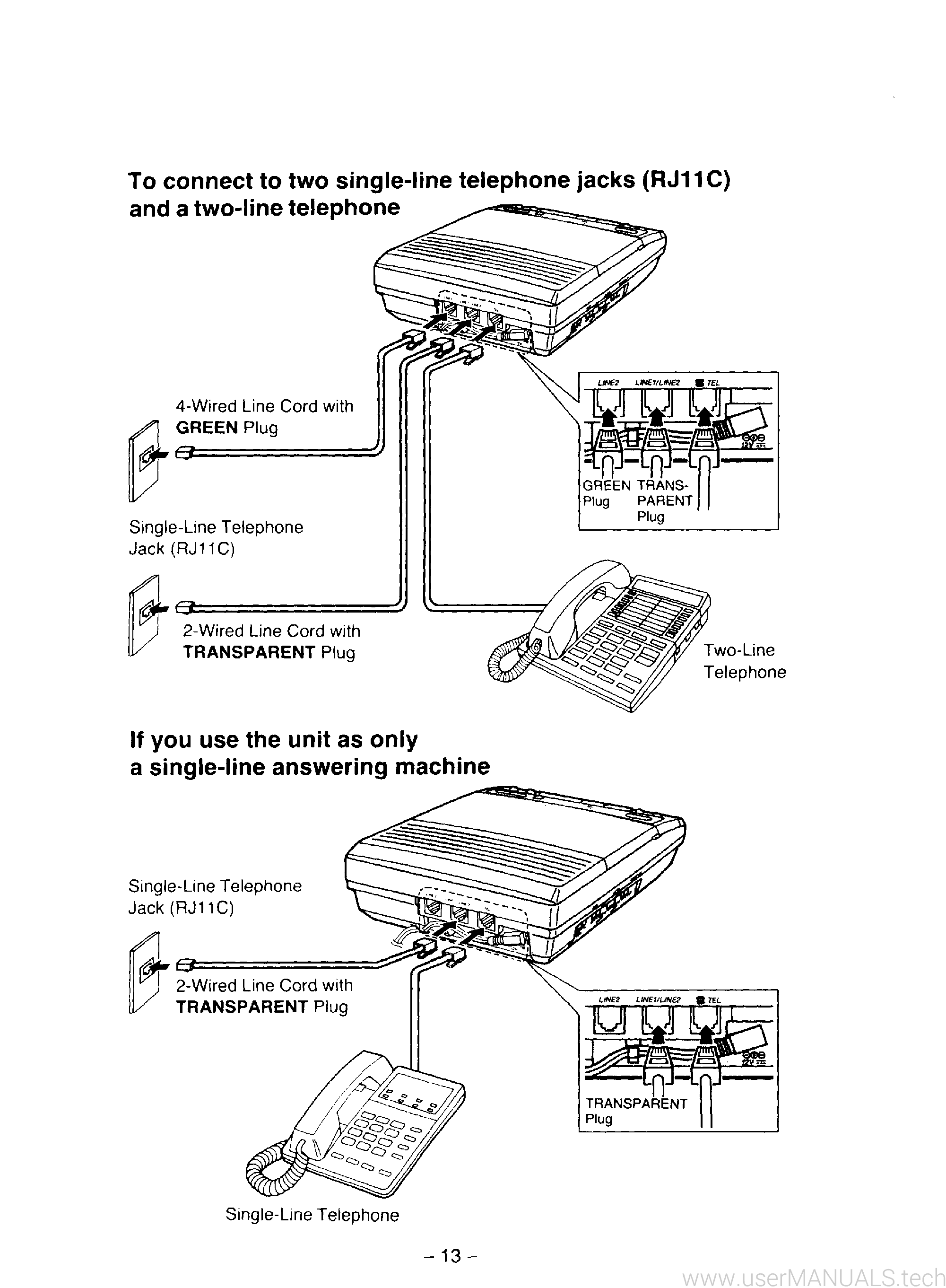 Panasonic Kx T5300 Operating Instructions Manual, Page: 2