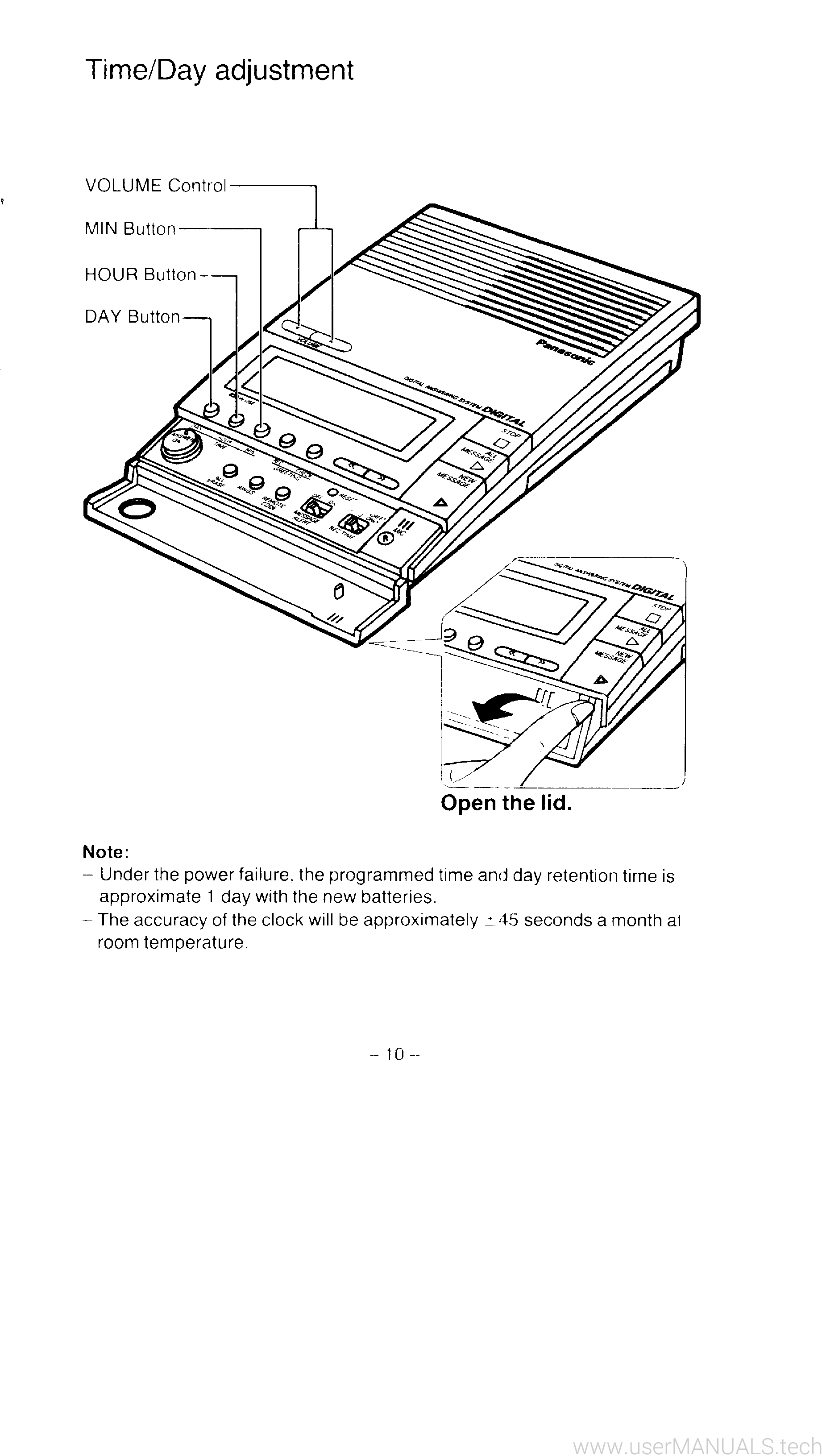 Panasonic Kx T8000 Operating Instructions Manual