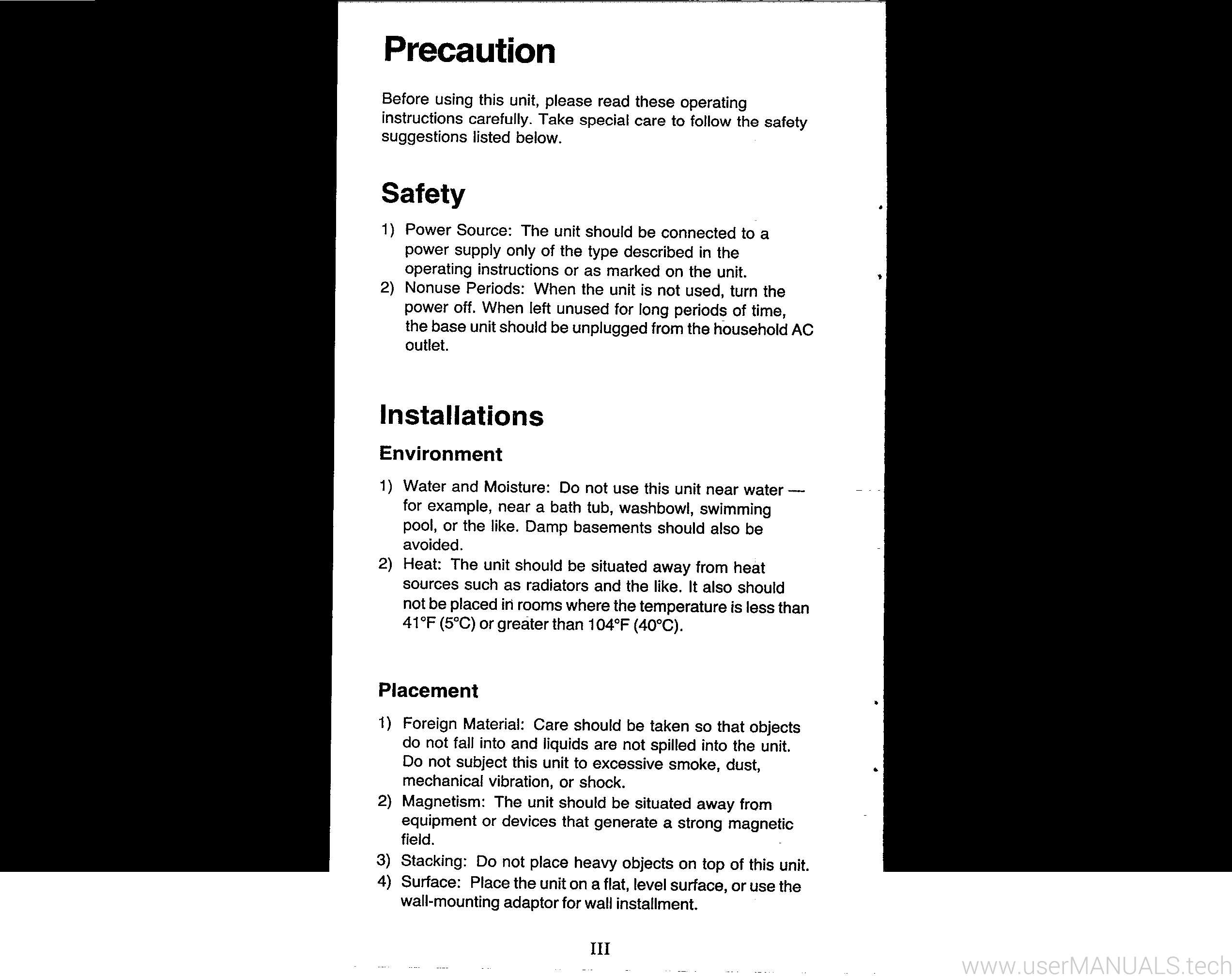Panasonic Kx T3610 Operating Instructions Manual
