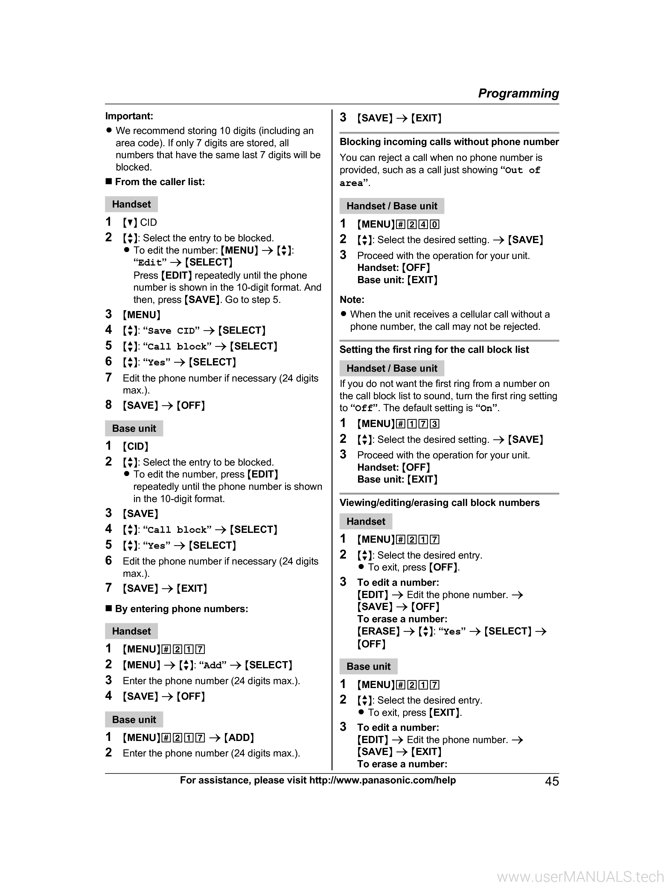 Panasonic Kx Tg9541 Operating Instructions Manual, Page: 5