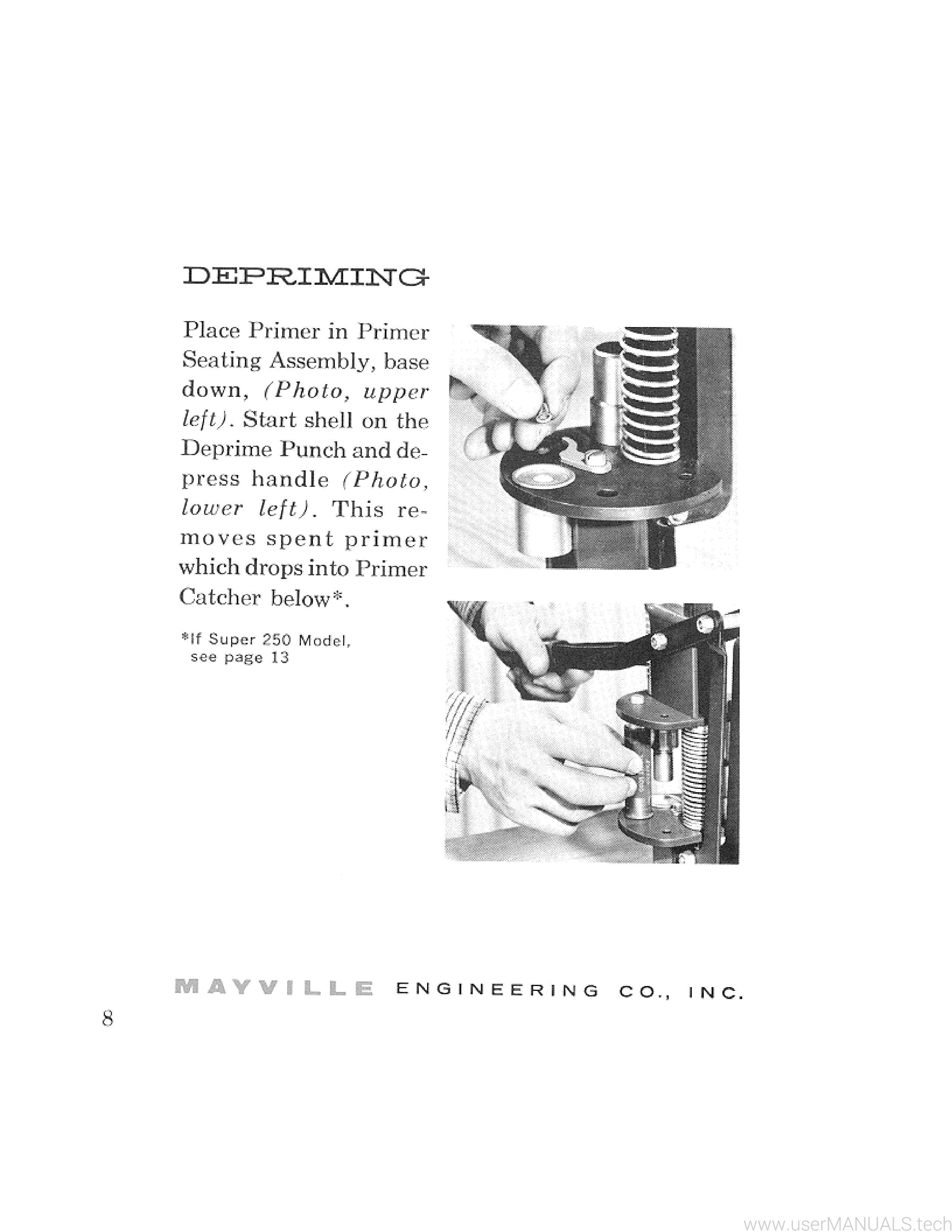 Mec 250 Instructions Manual