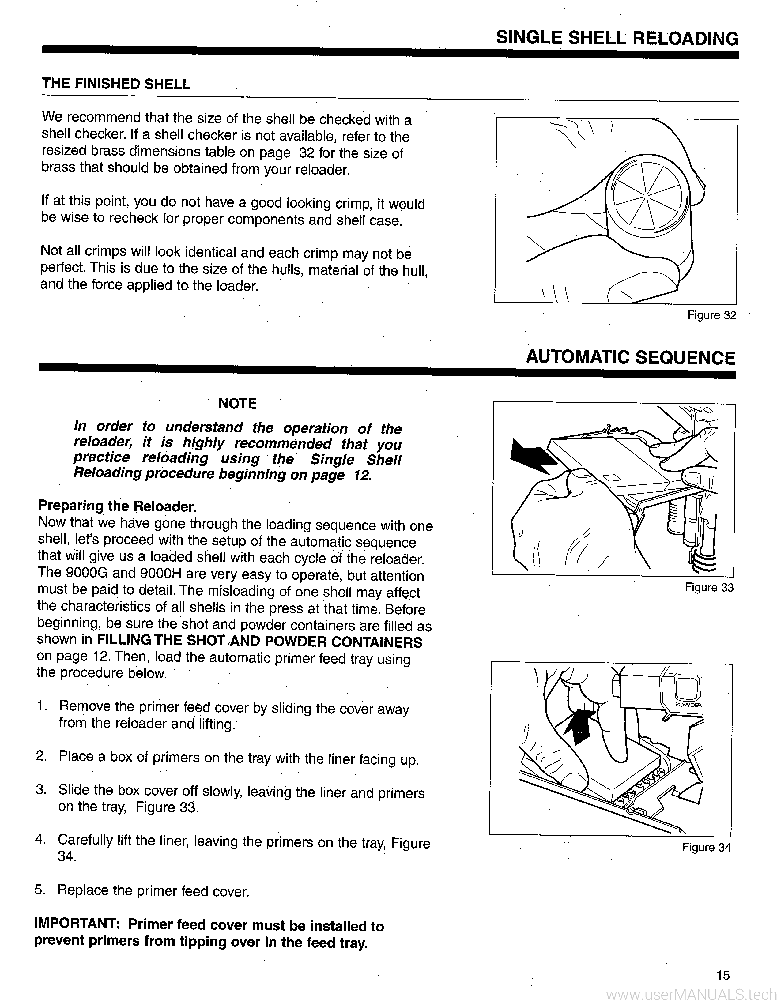 Mec Shotshell Reloader 9000 Instructions Manual, Page 2