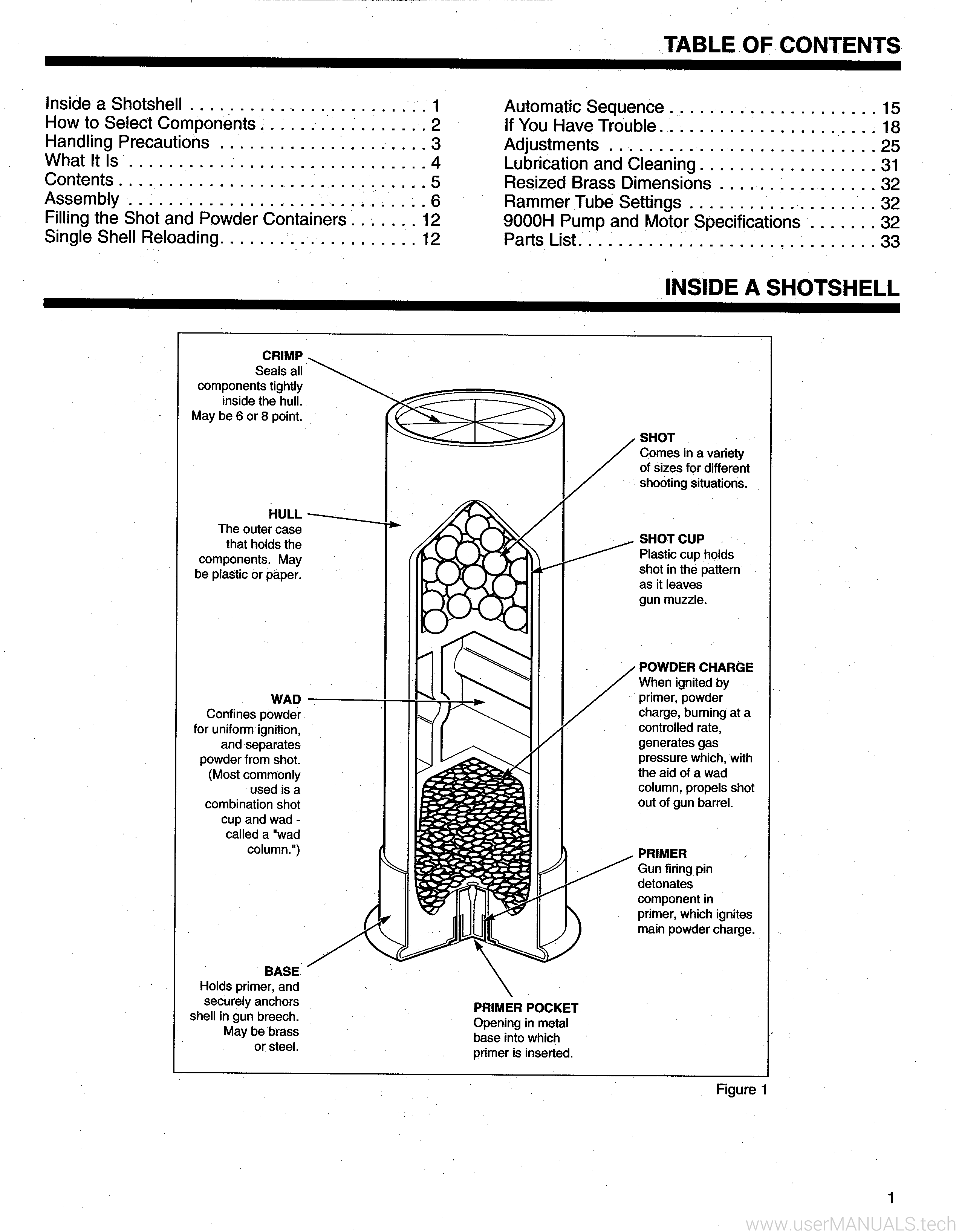 Mec Shotshell Reloader 9000 Instructions Manual