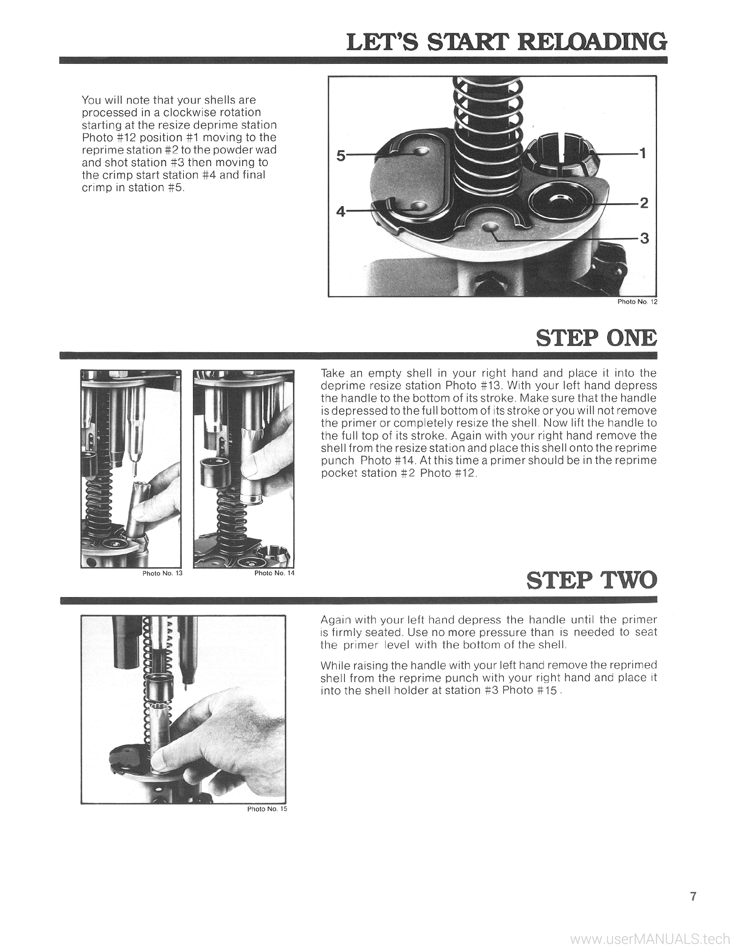 Mec Sizemaster Instructions Manual