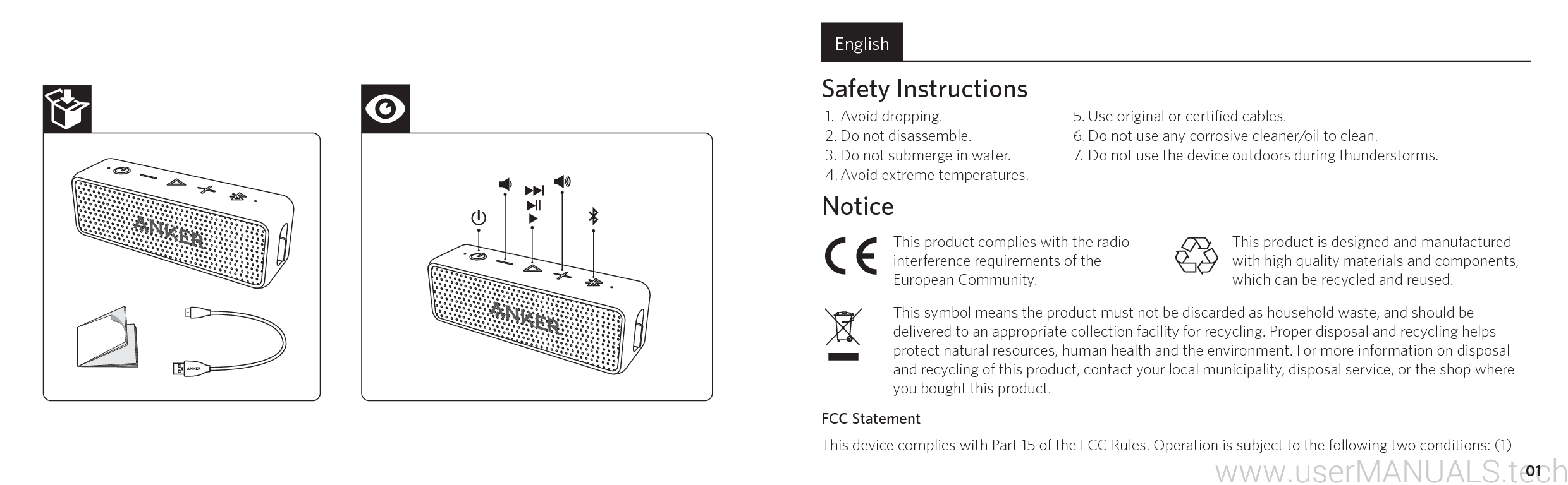 Anker SoundCore 2 User Manual