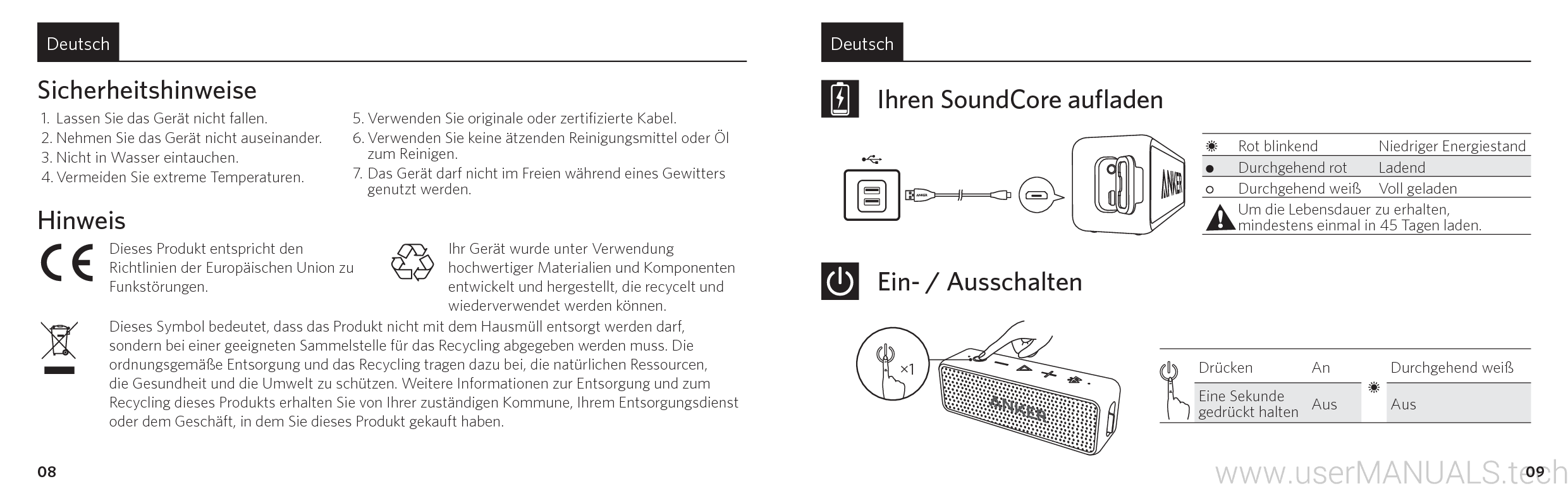 Anker SoundCore 2 User Manual