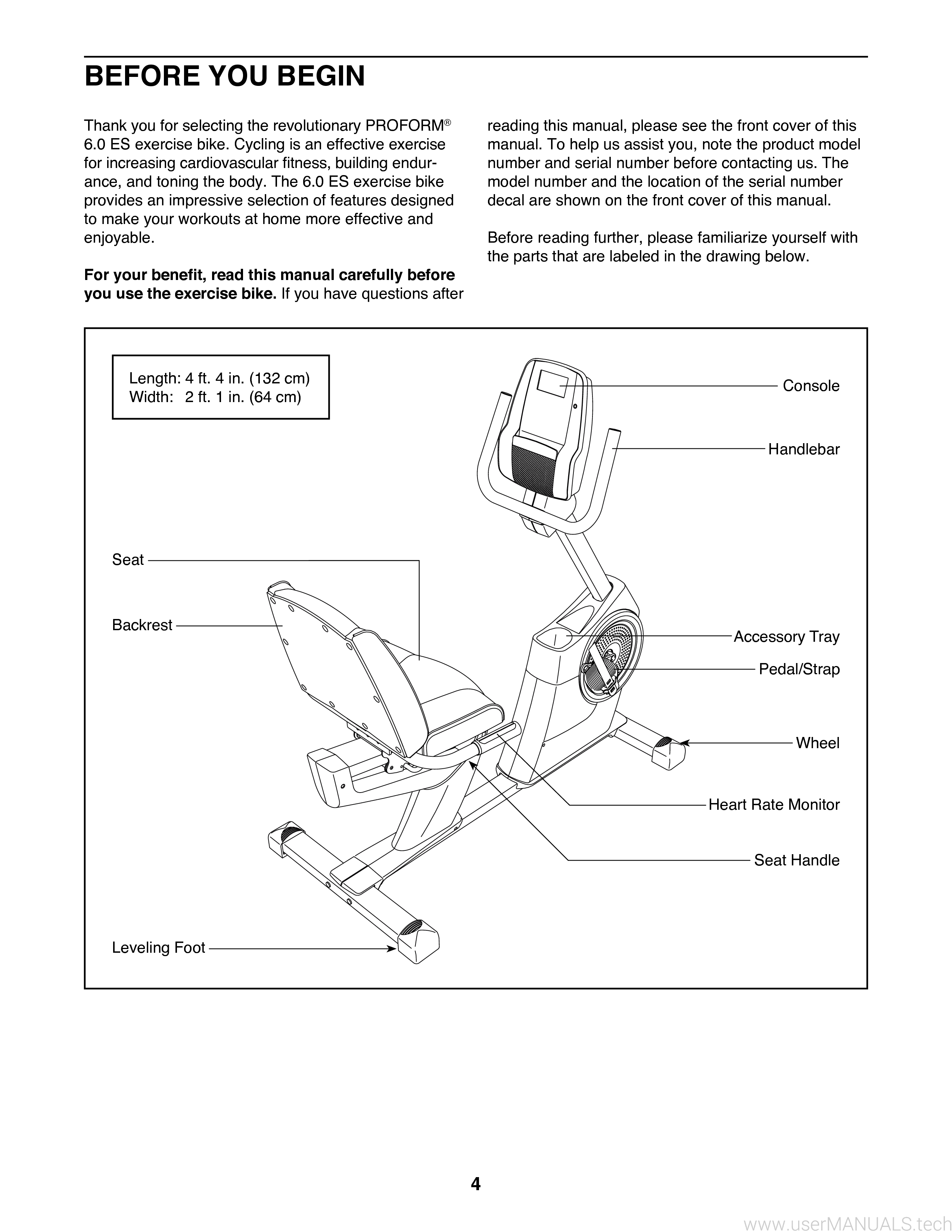 universal recumbent bike