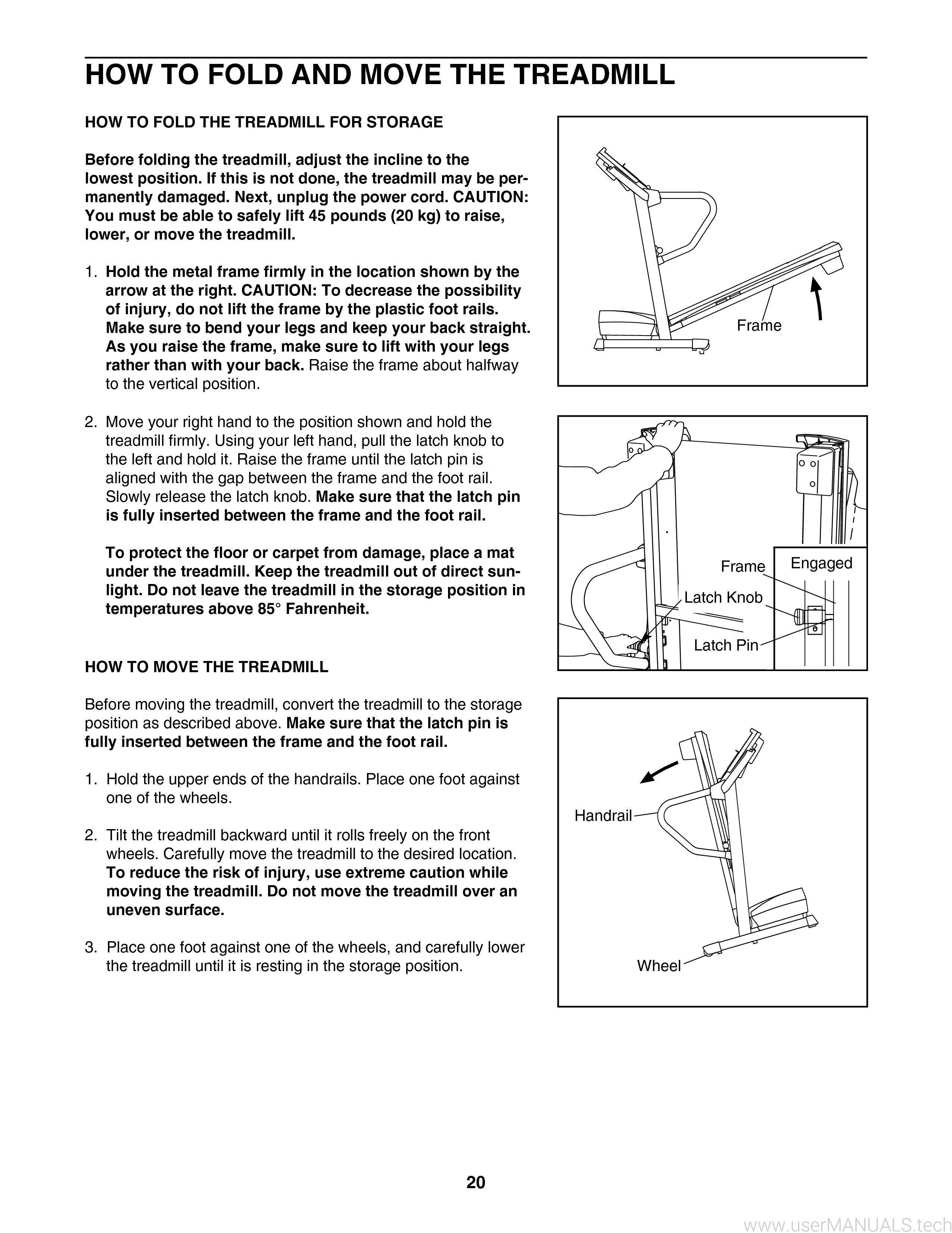 ProForm C 525 Treadmill Manual, Page: 2