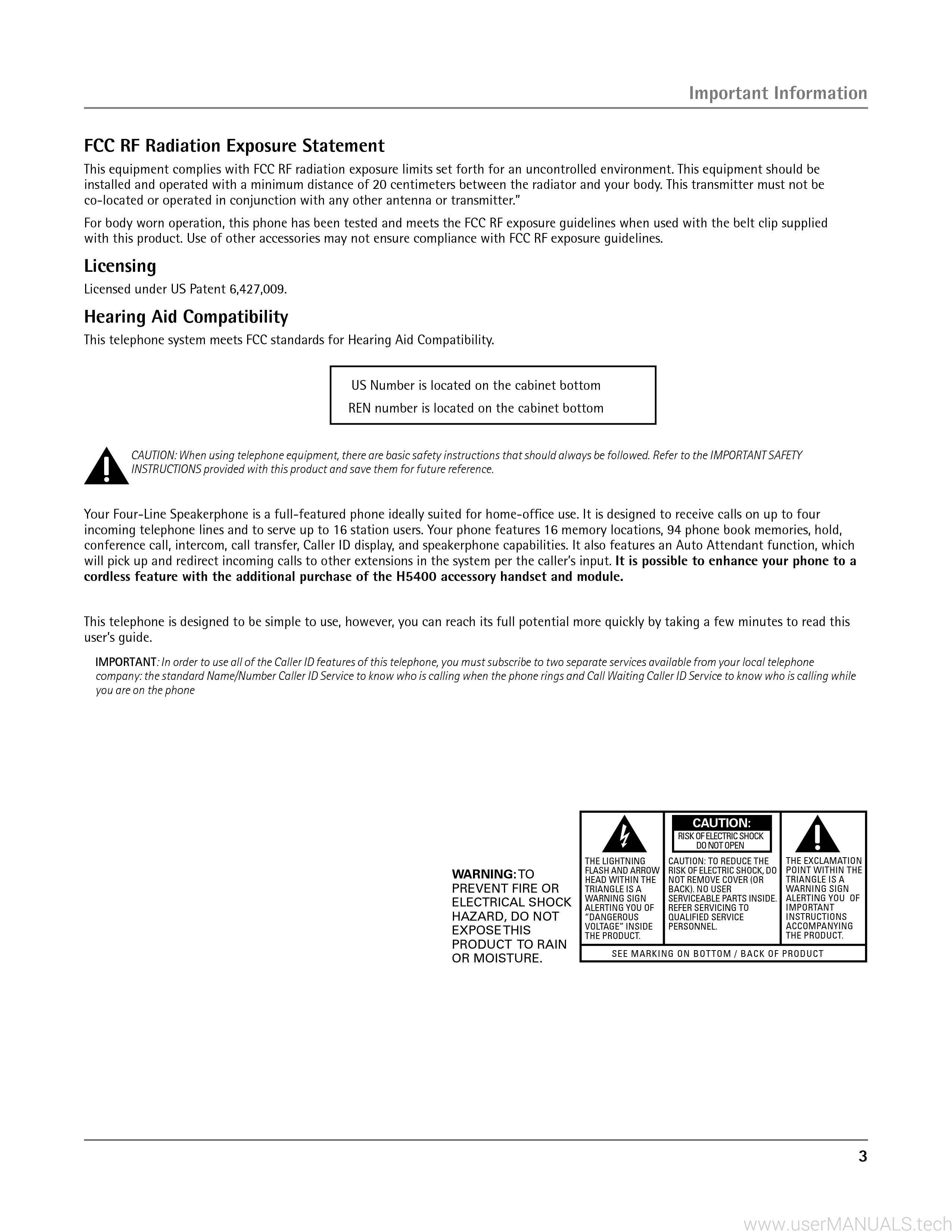 RCA 25415re3-a Manual