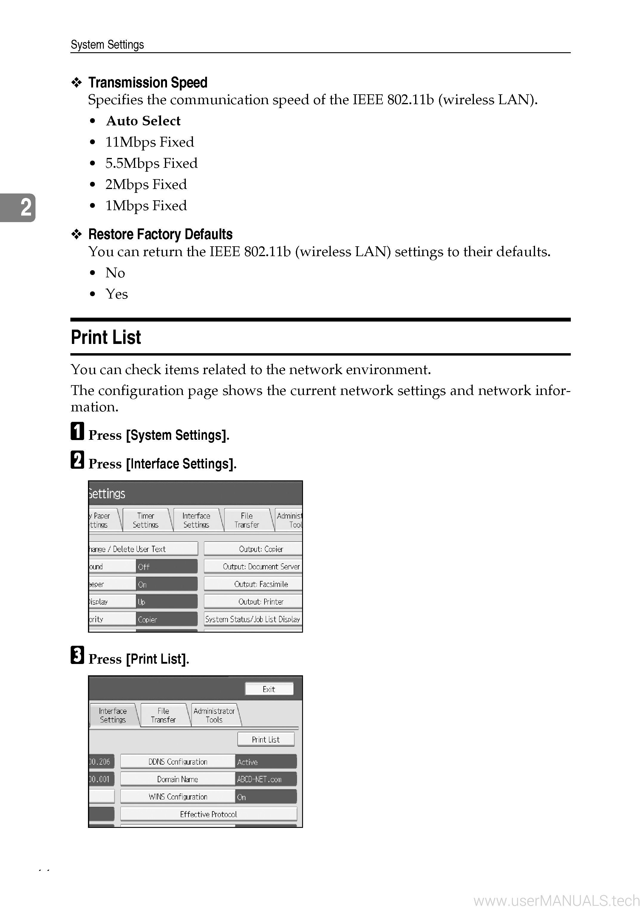 download user manual for ricoh aficio mp c2500