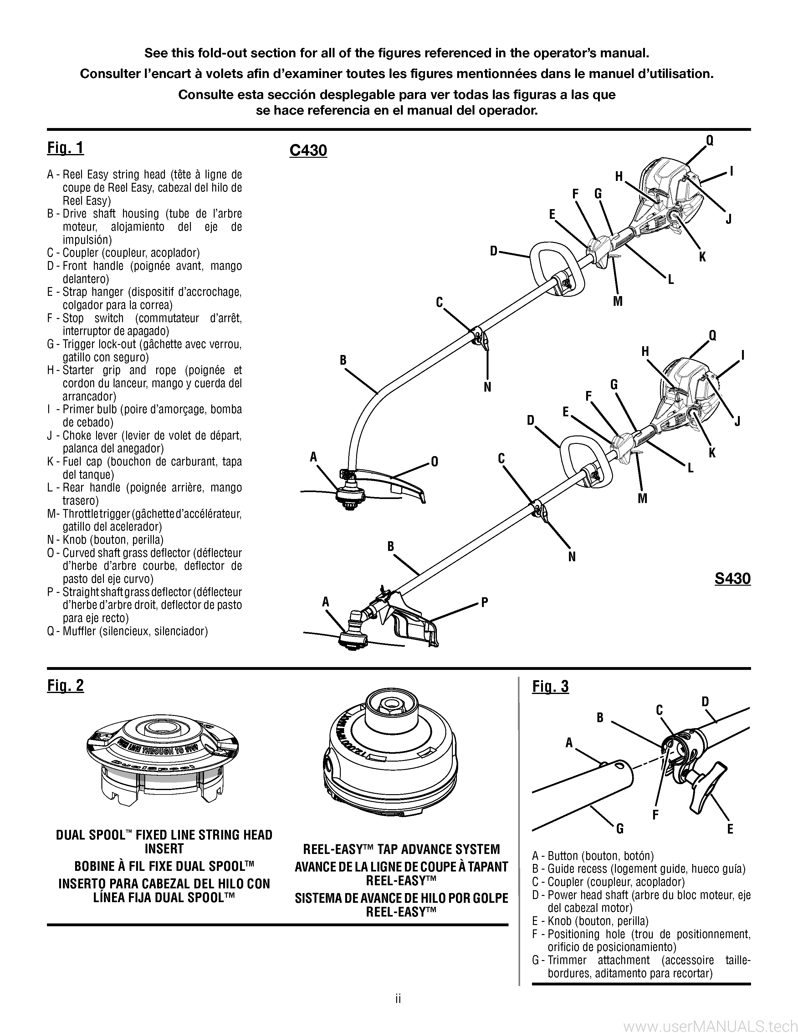 Ryobi 4 Cycle S430 Line Replacement